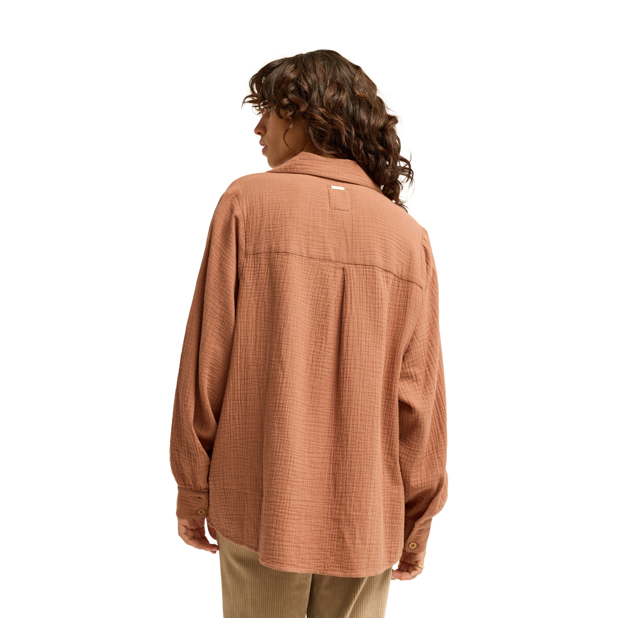 Camisa de mujer Swell Blouse Billabong - Marrón Marrón-3