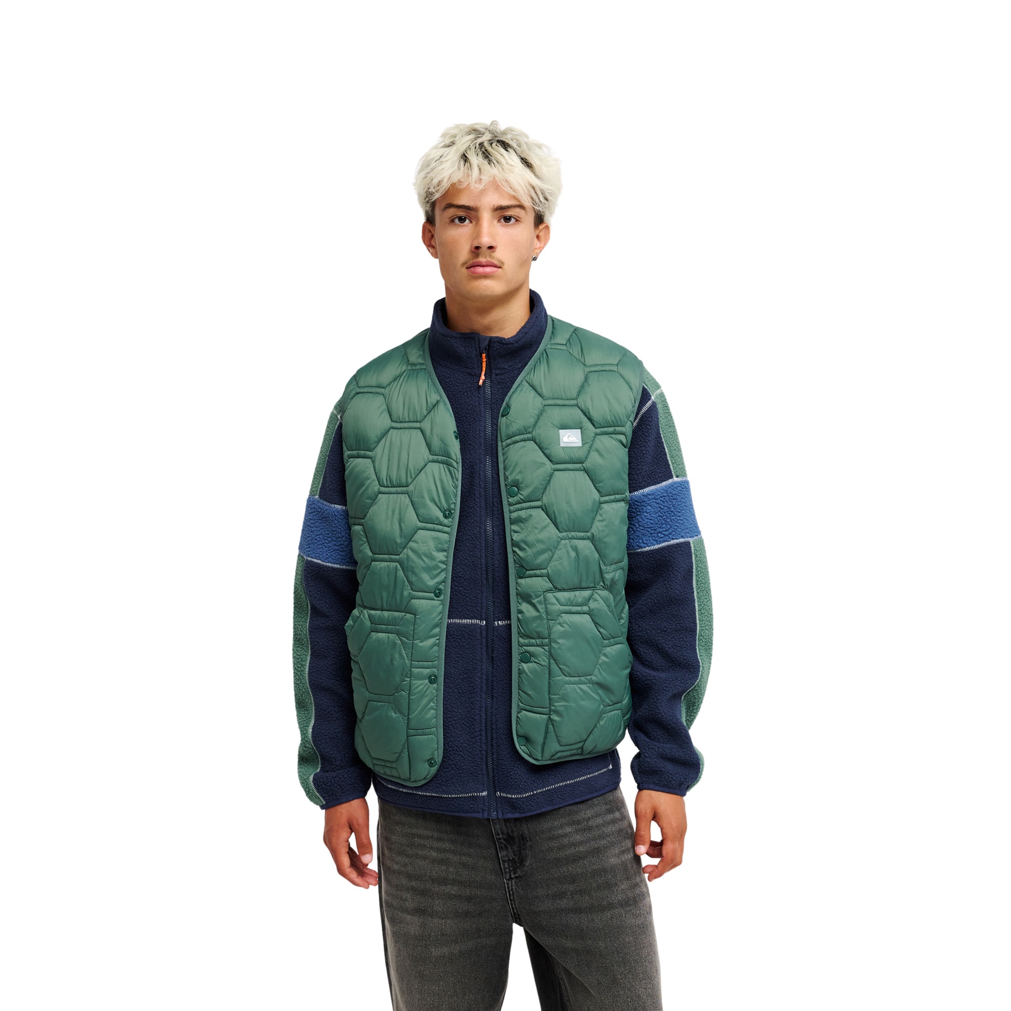Chaleco con aislante de hombre Fuse Urban Gilet Quiksilver - Verde Verde-1
