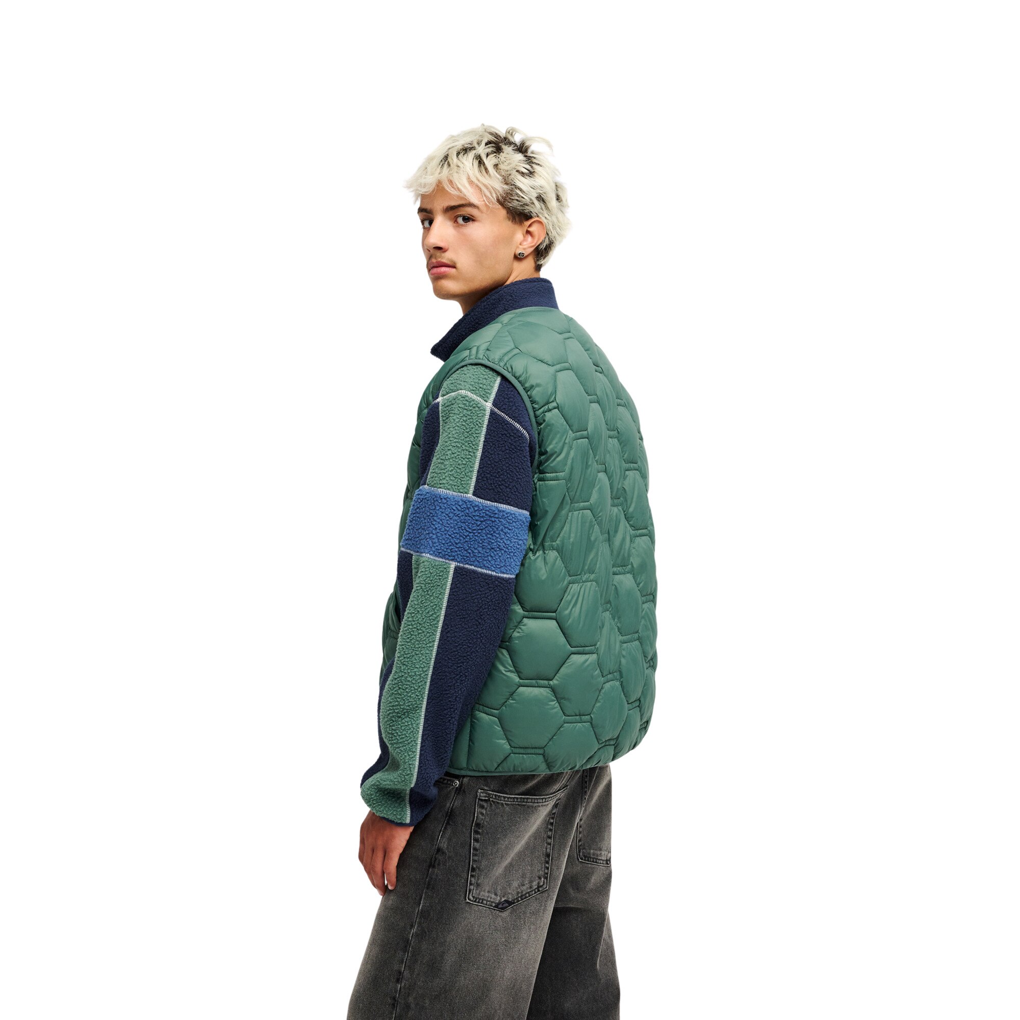 Chaleco con aislante de hombre Fuse Urban Gilet Quiksilver - Verde Verde-3
