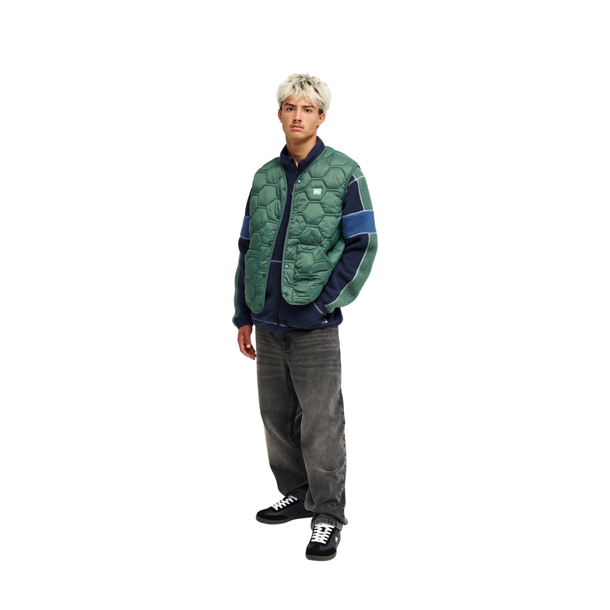 Chaleco con aislante de hombre Fuse Urban Gilet Quiksilver - Verde Verde-5