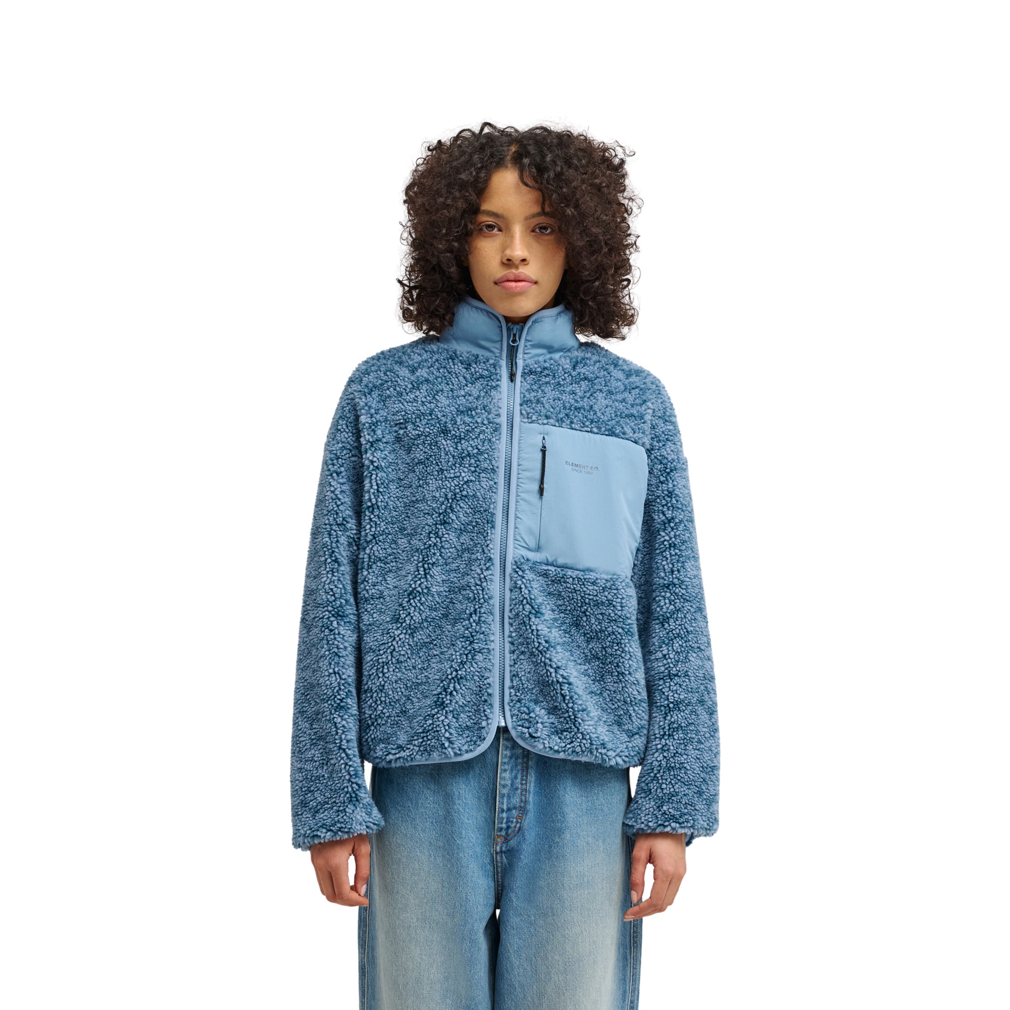 Imagen 1 de Chaqueta de mujer Oak Sherpa W Element Azul denim