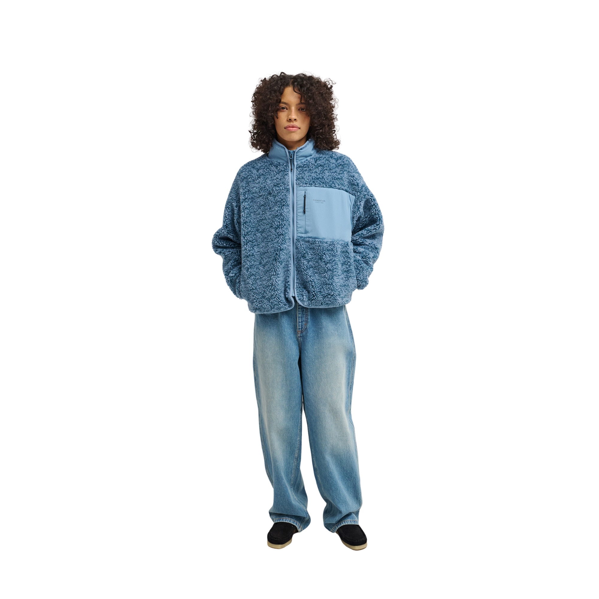 Imagen 4 de Chaqueta de mujer Oak Sherpa W Element - Azul denim Azul denim