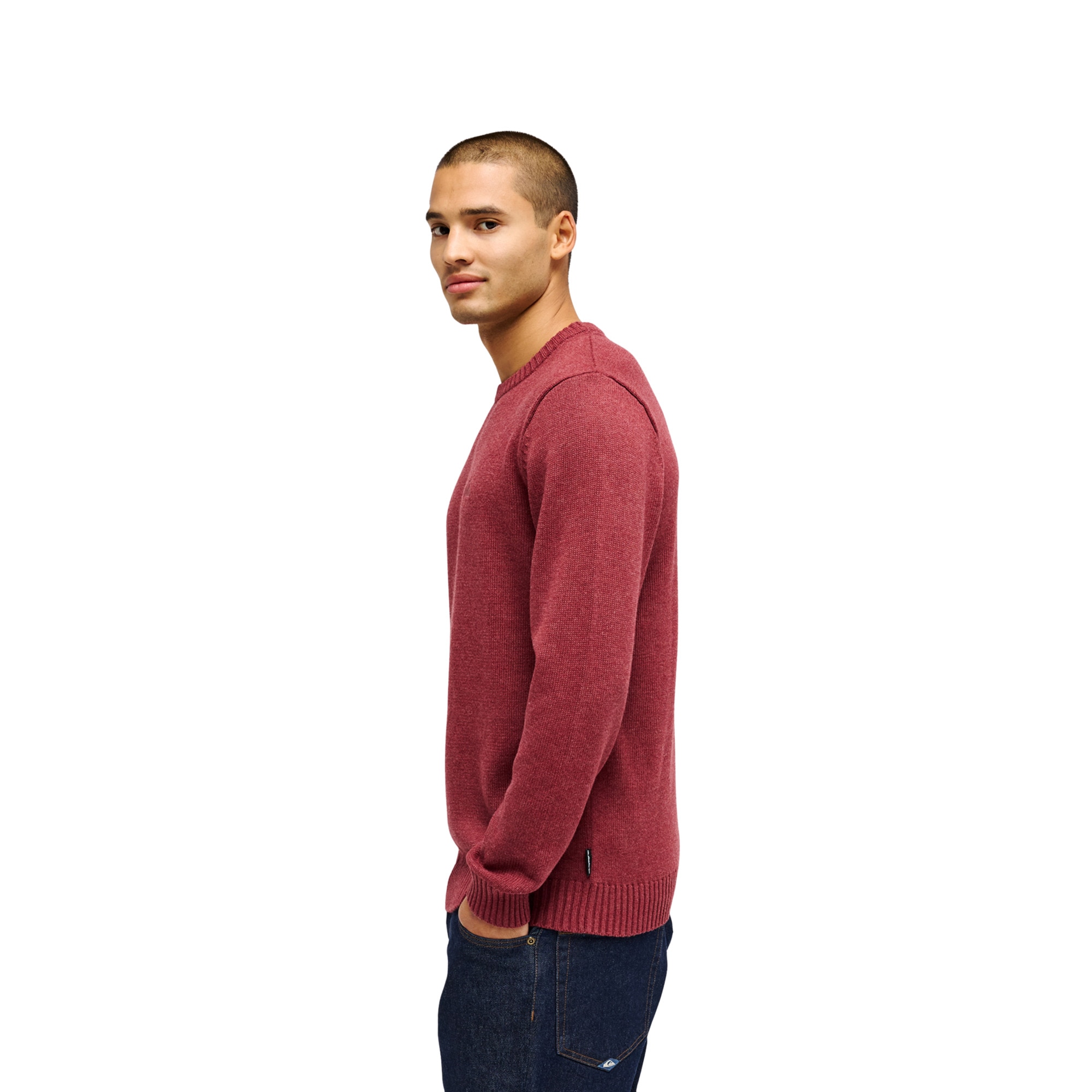Jersey de hombre Salt Water Quiksilver - Rojo cereza Rojo cereza-3