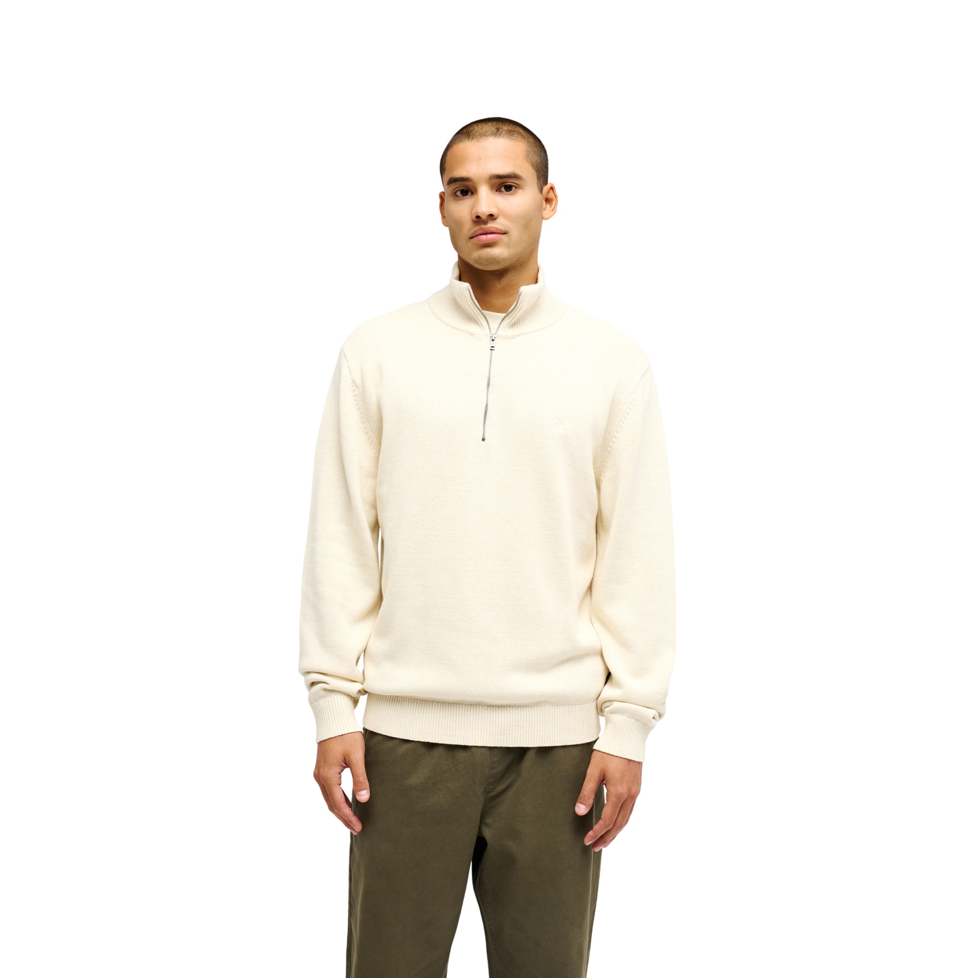 Jersey de hombre Salt Water 1/4 Quiksilver - Marrón Marrón-1