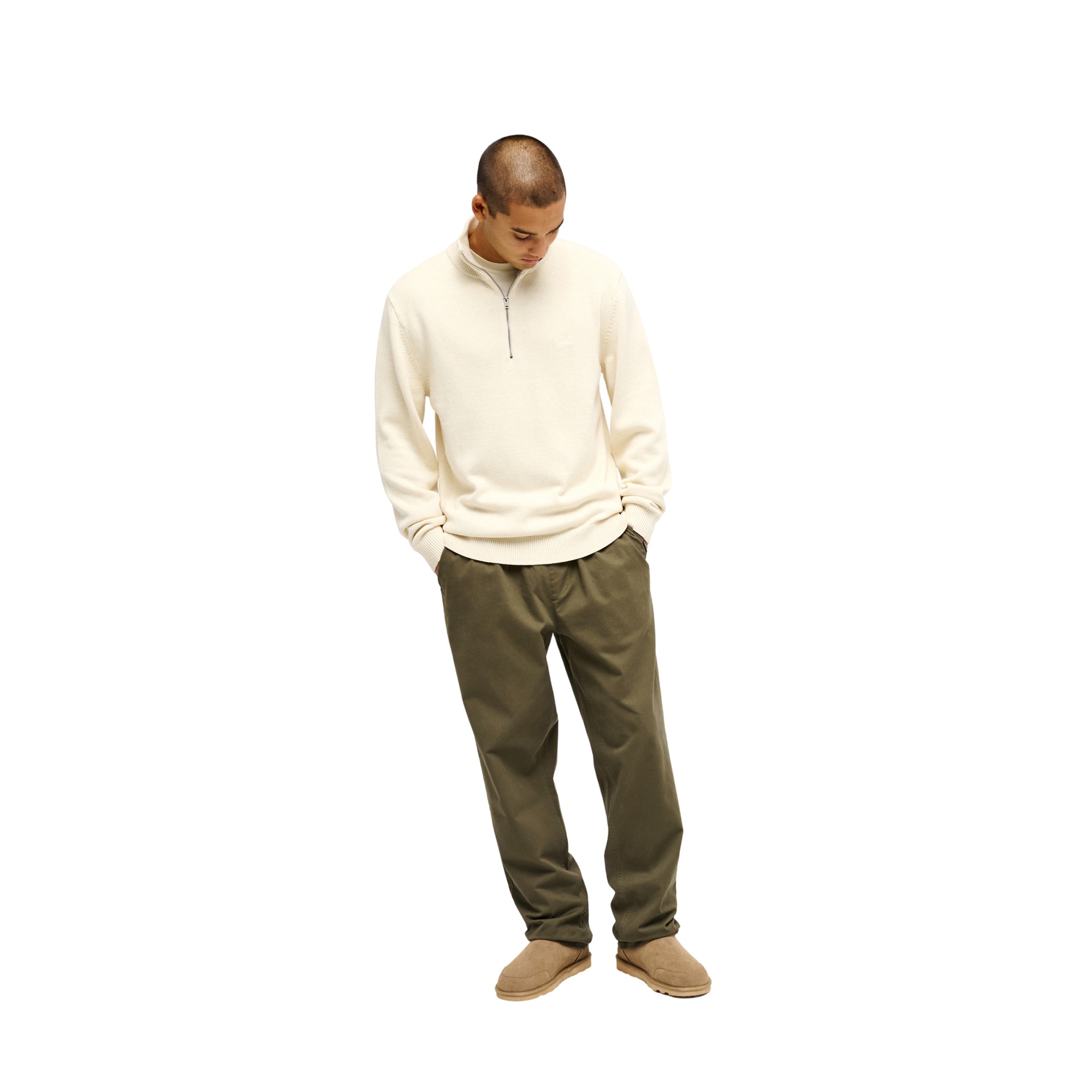 Jersey de hombre Salt Water 1/4 Quiksilver - Marrón Marrón-5