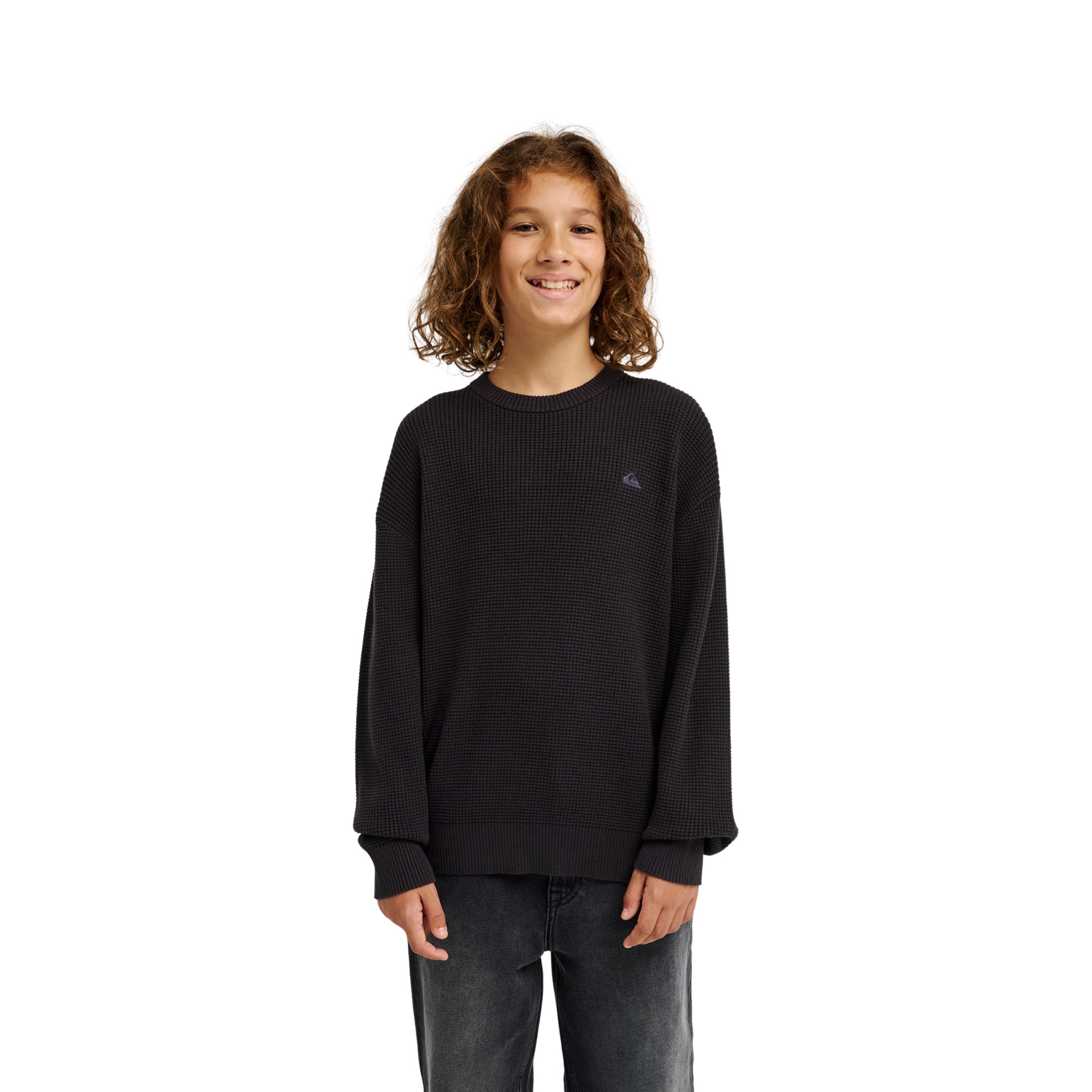 Imagen 0 de Jersey de niños Waffle Quiksilver Negro
