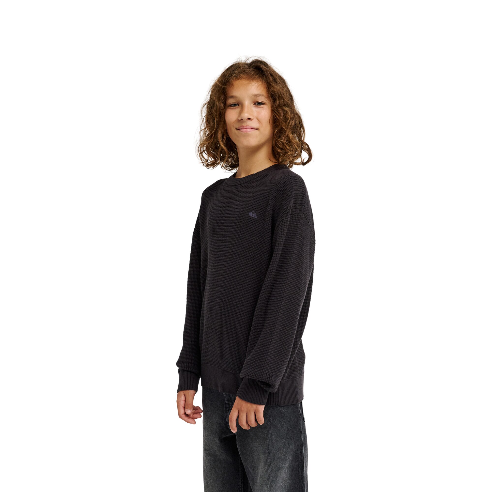 Jersey de niños Waffle Quiksilver - Negro Negro-3