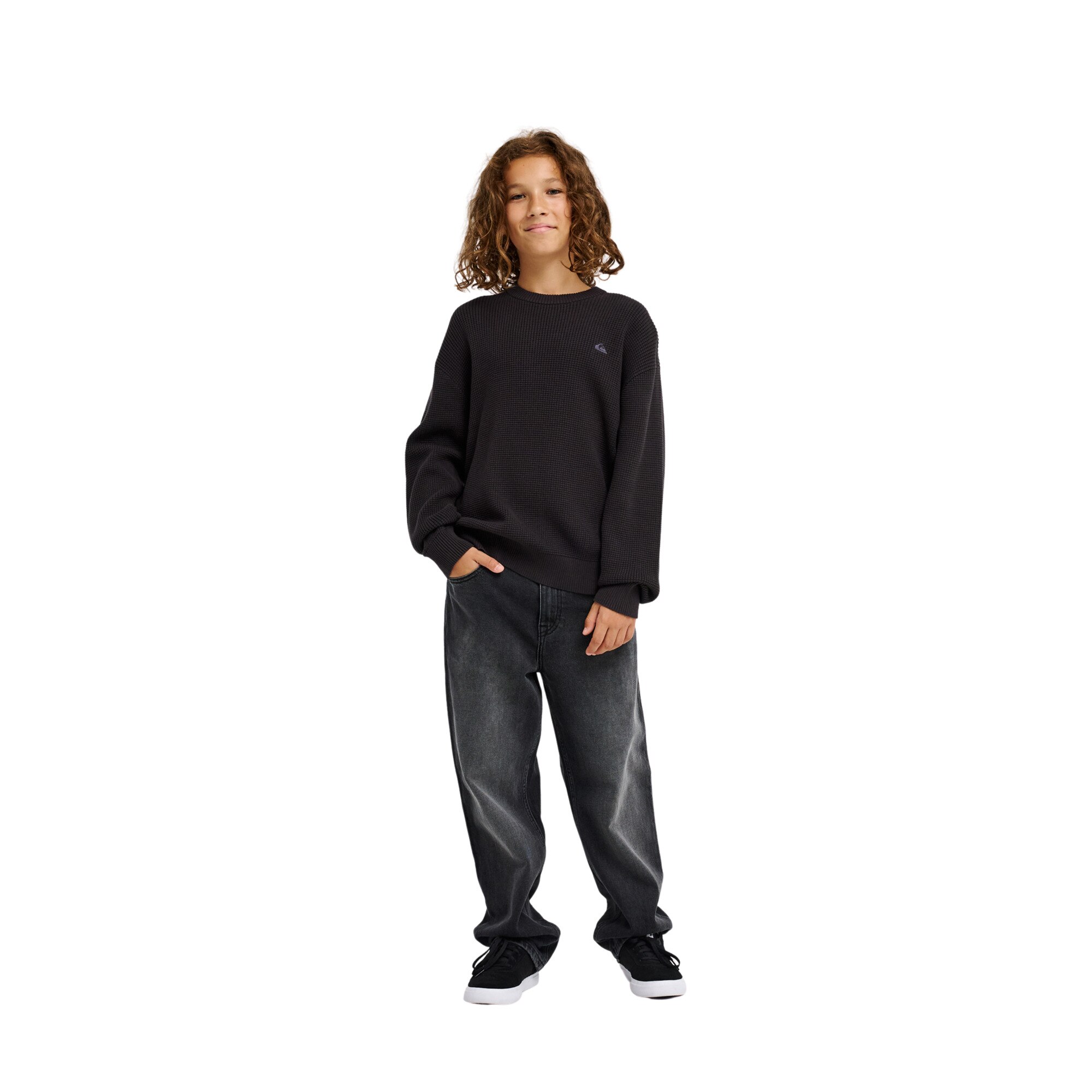 Jersey de niños Waffle Quiksilver - Negro Negro-5