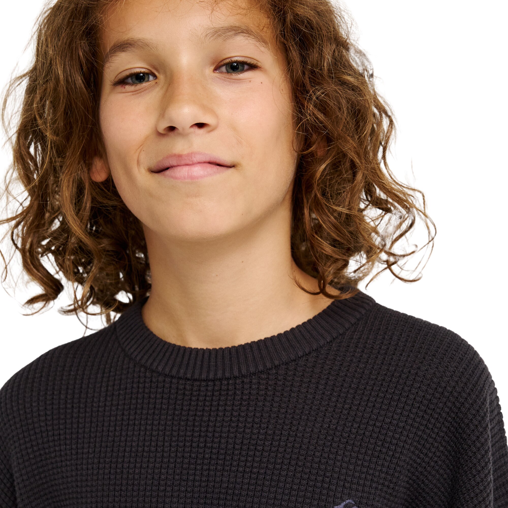 Jersey de niños Waffle Quiksilver - Negro Negro-6