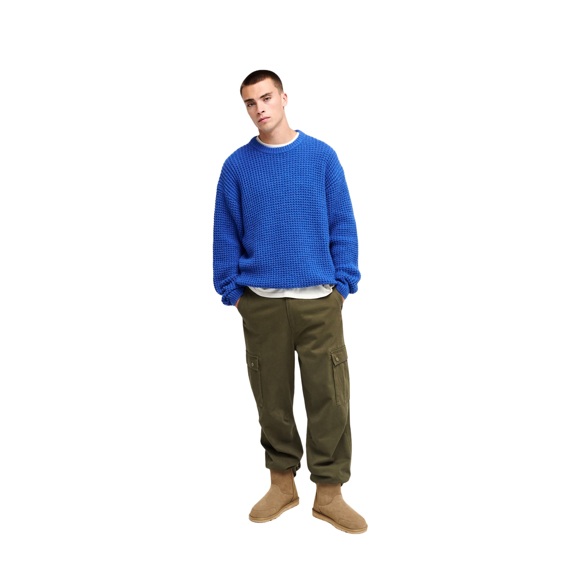 Jersey de hombre Morris Waffle Quiksilver - Azul Azul-5