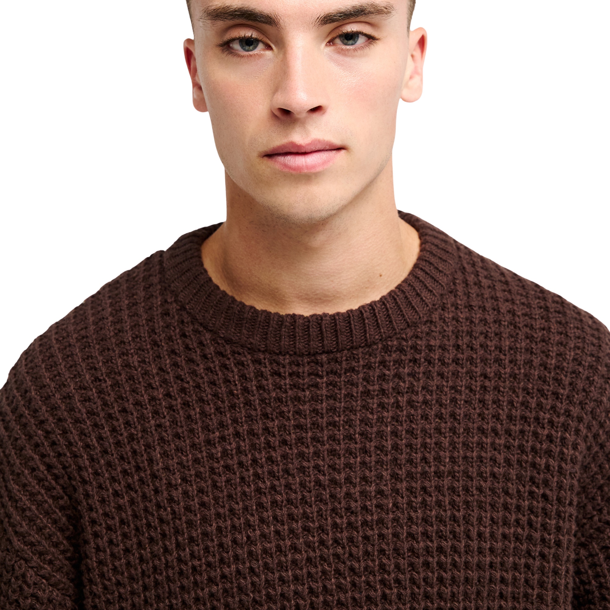 Jersey de hombre Morris Waffle Quiksilver - Marrón Marrón-4