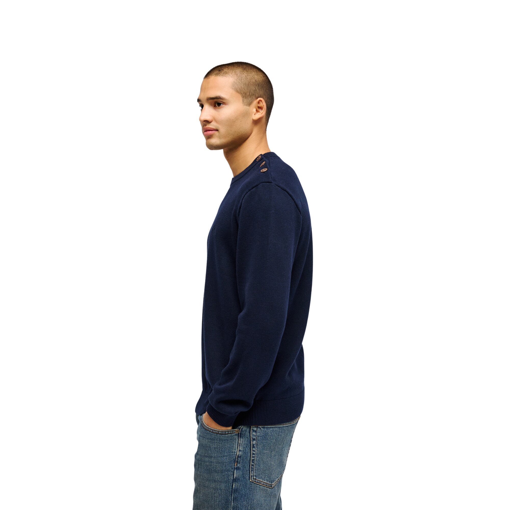 Jersey de hombre Marin Salt Water Quiksilver - Azul marino Azul marino-3