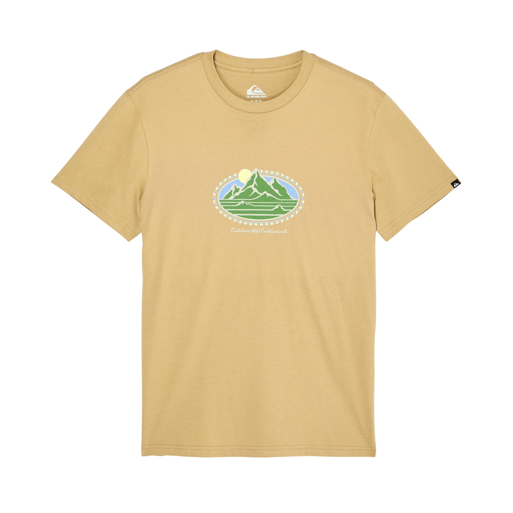 Camiseta de hombre Ev Mountain Lovers Quiksilver - Marrón Marrón-6