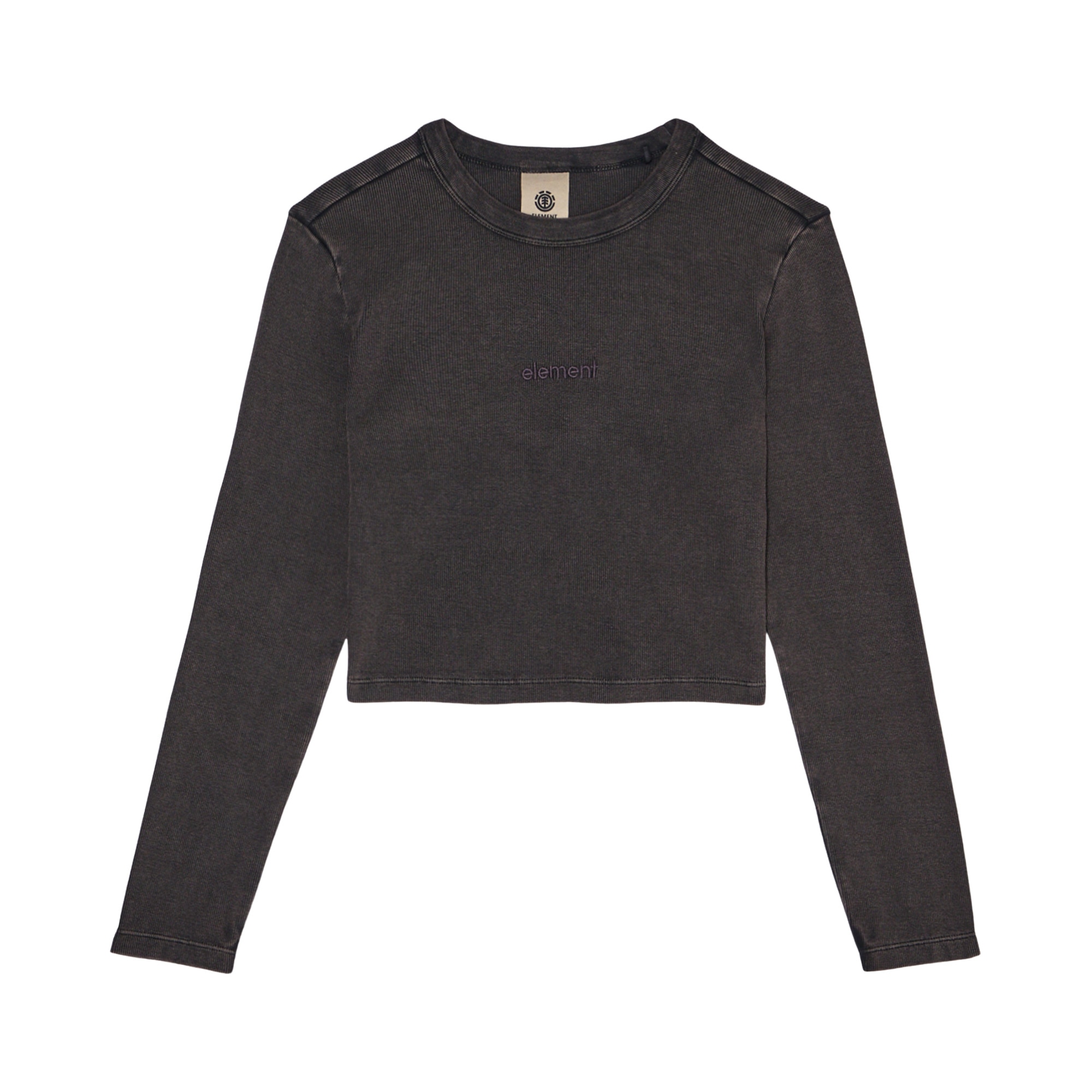 Imagen 4 de Camiseta de mujer Lowcase Crop Element - Negro Negro