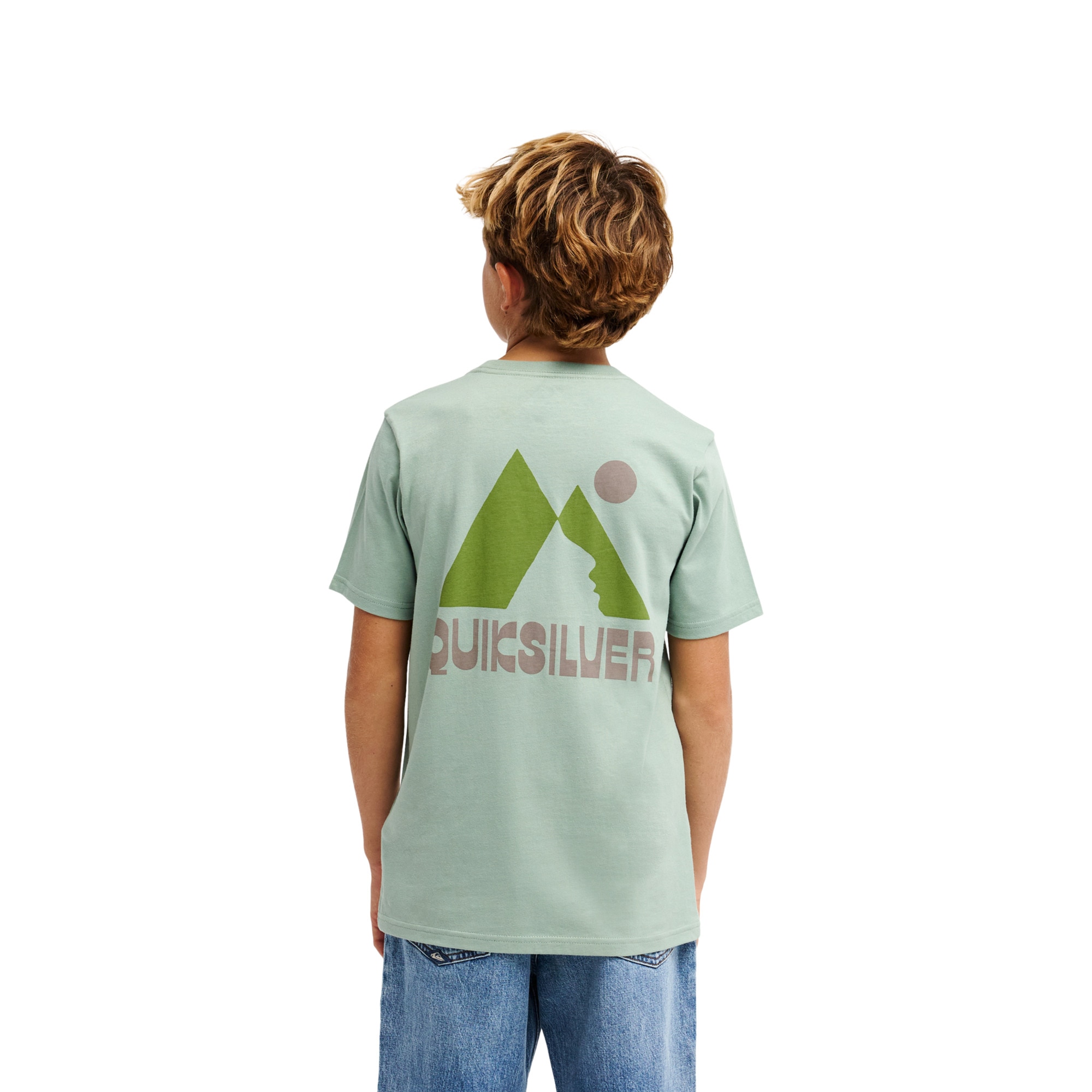 Camiseta de niños Peak Quiksilver - Verde Verde-2