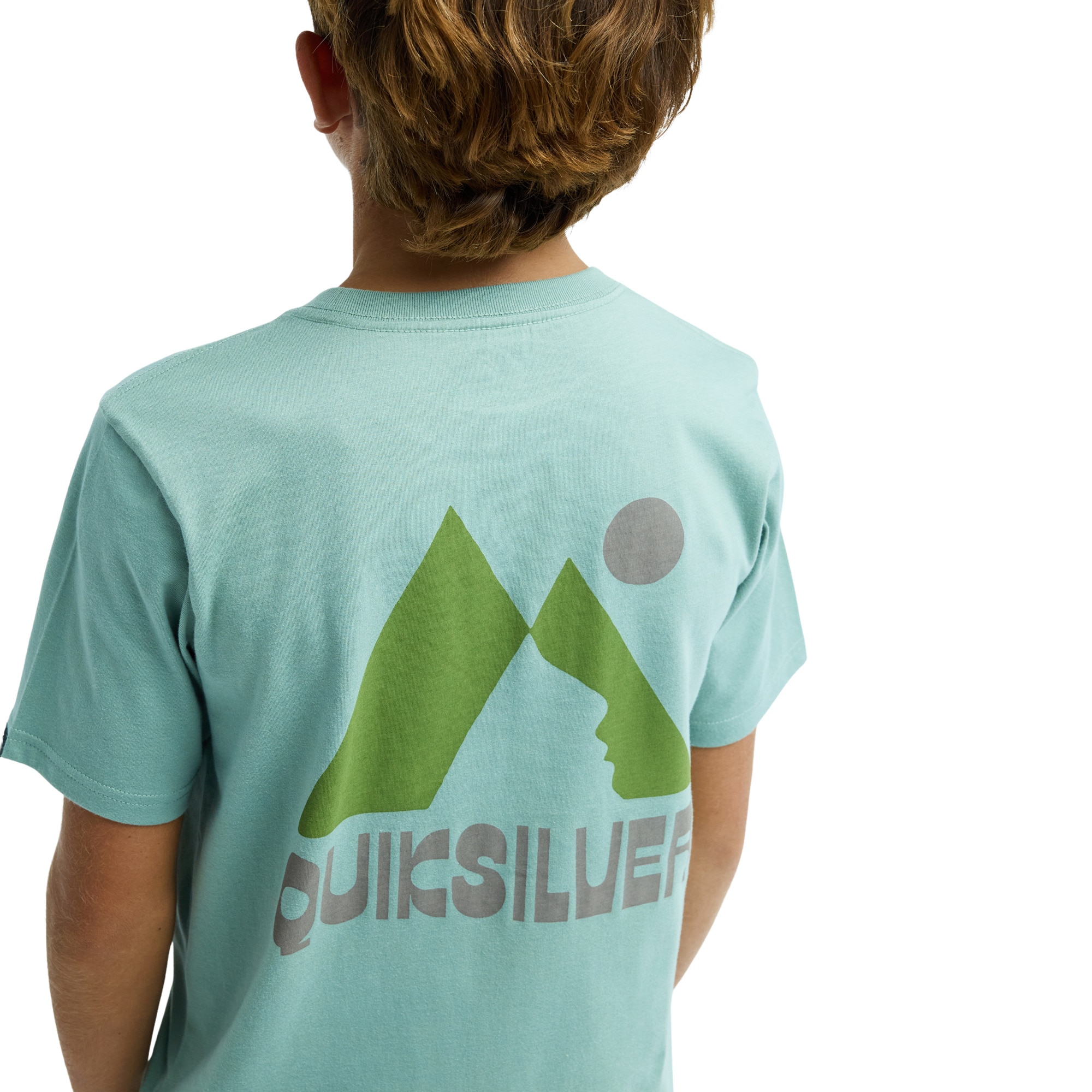Camiseta de niños Peak Quiksilver - Verde Verde-6