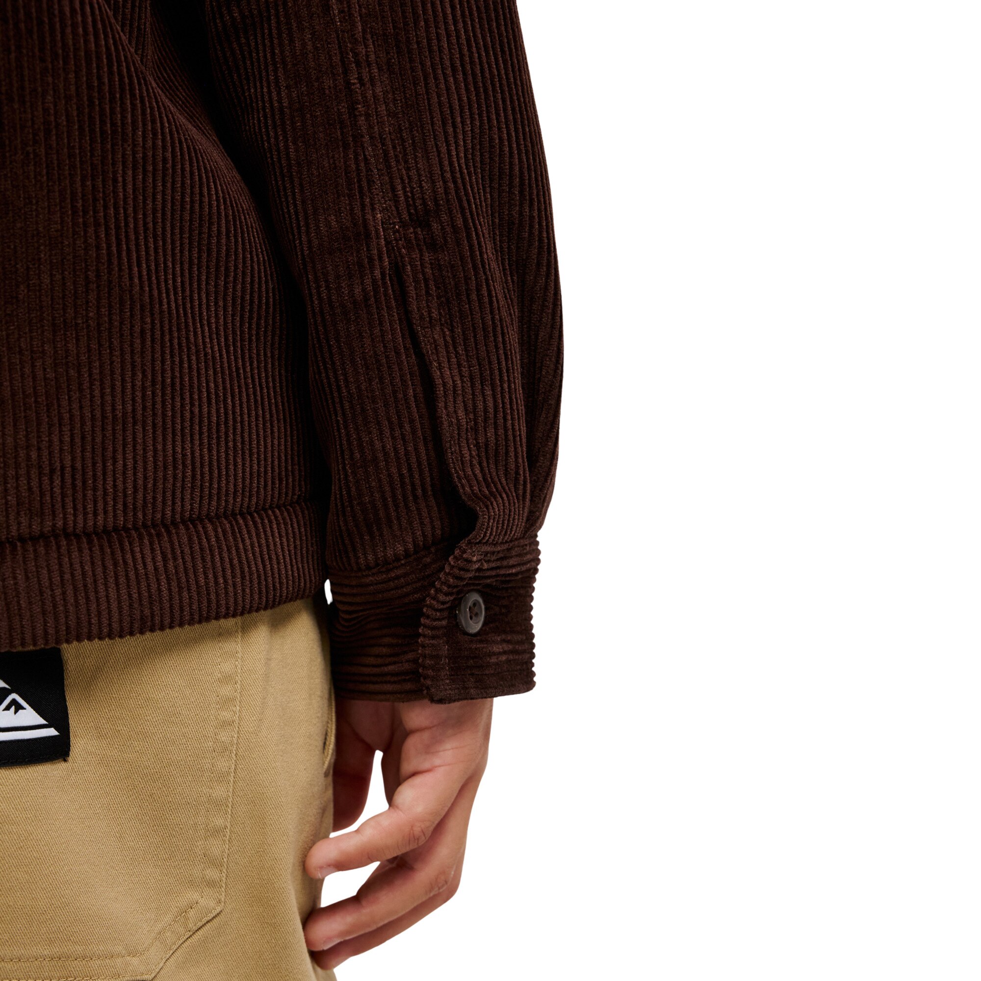 Chaqueta de niños Dna Sherpa Harrington Quiksilver - Marrón Marrón-6