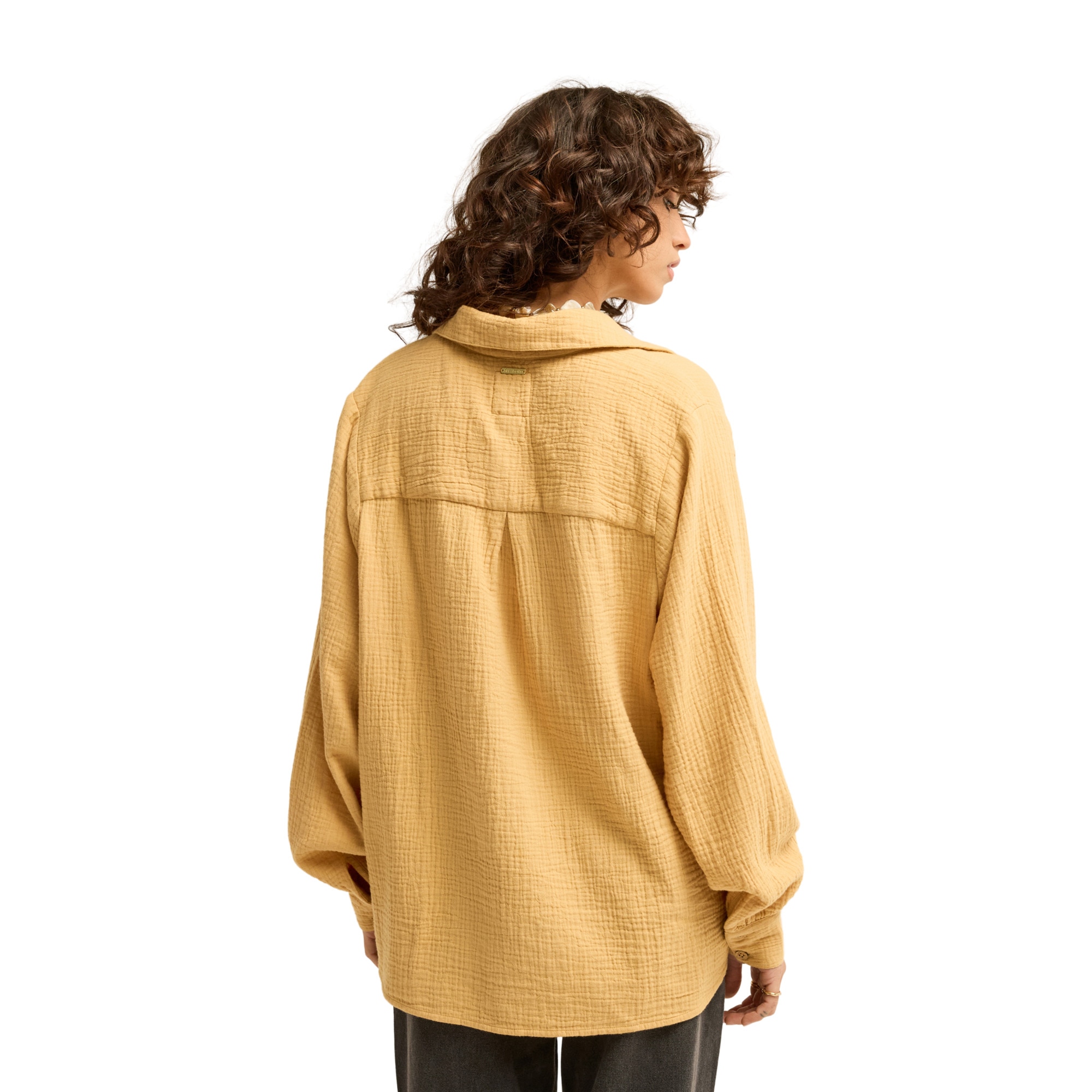 Camisa de mujer Swell Blouse Billabong - Amarillo Amarillo-3