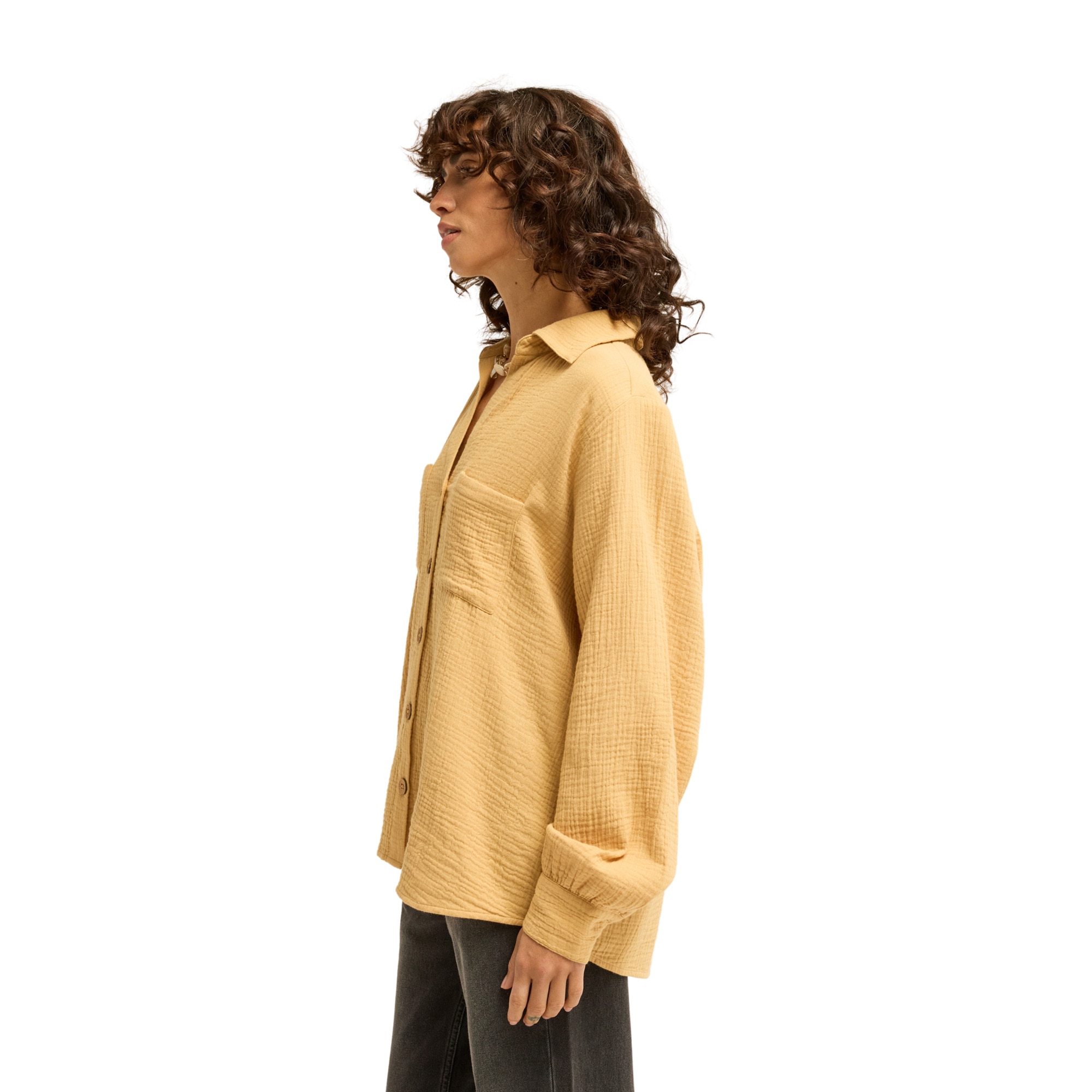 Camisa de mujer Swell Blouse Billabong - Amarillo Amarillo-4