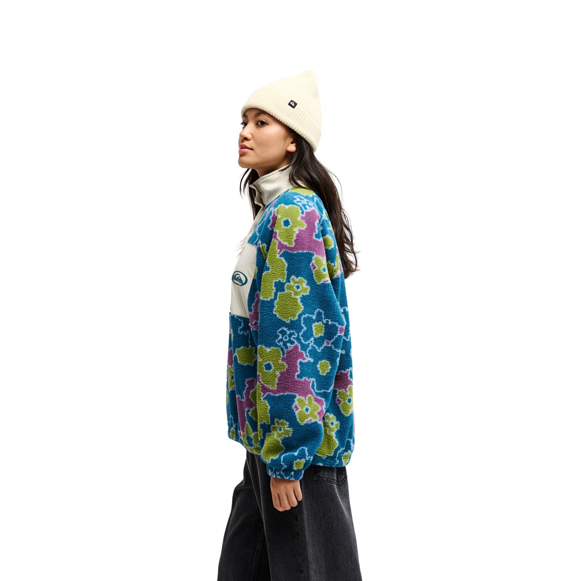 Forro polar de mujer Renek Polar Quiksilver - Verde Verde-3