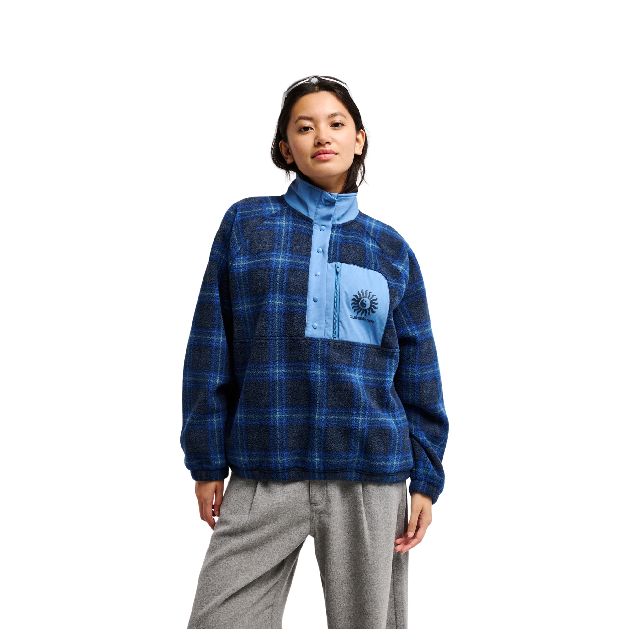 Forro polar de mujer Renek Polar Quiksilver - Azul marino Azul marino-1