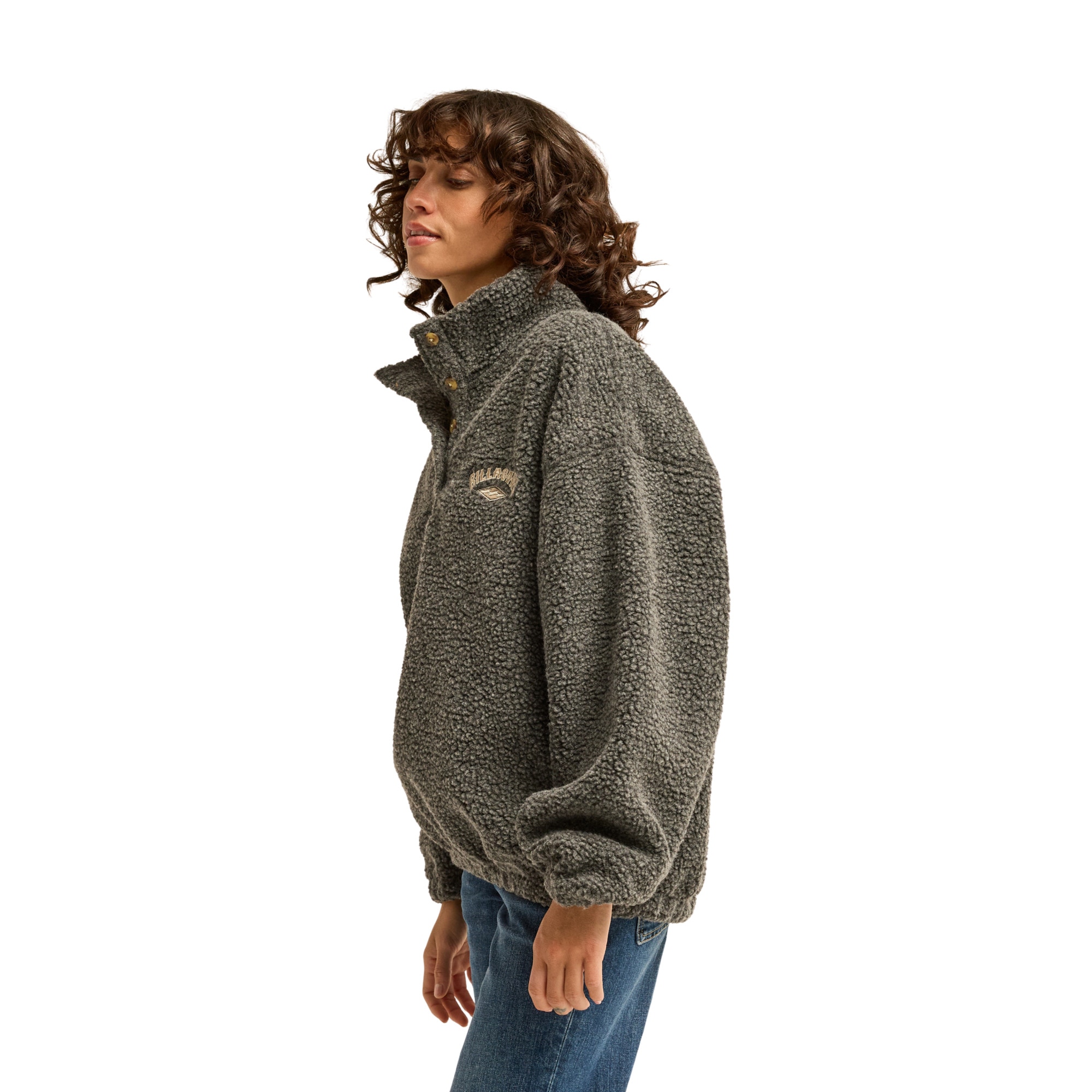 Imagen 4 de Sudadera de mujer Run The Road Billabong - Negro Negro