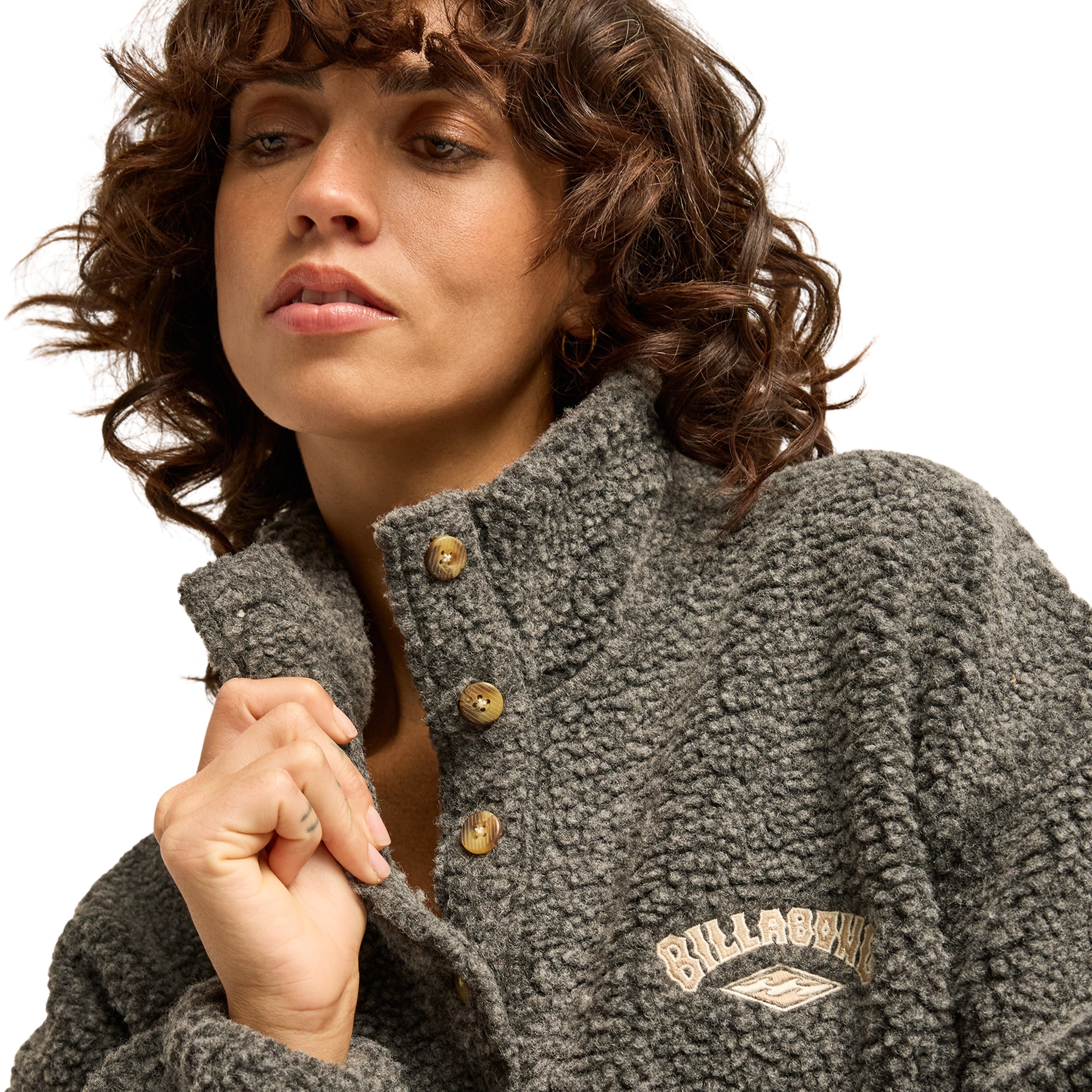Imagen 5 de Sudadera de mujer Run The Road Billabong - Negro Negro