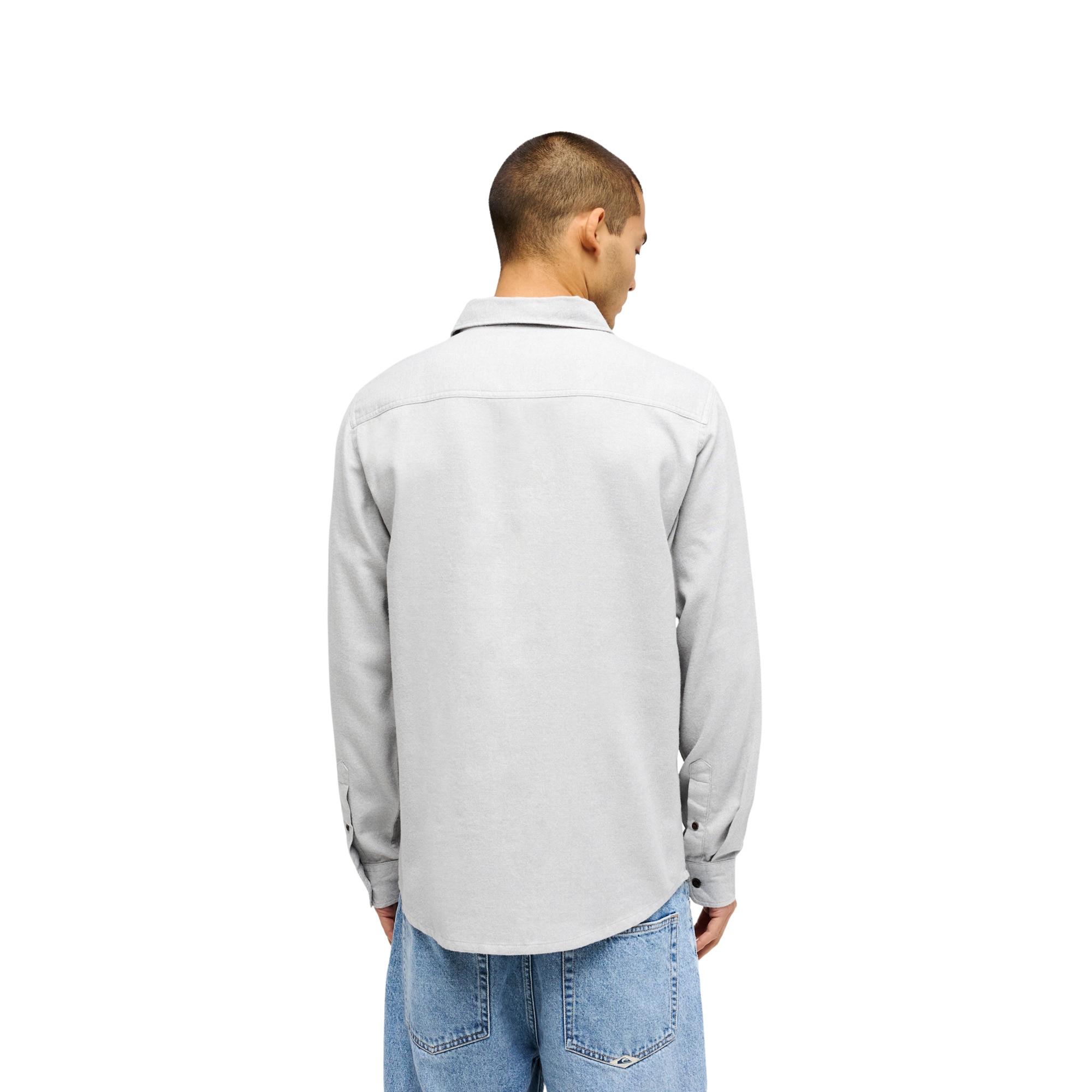 Camisa de hombre Motherfly Heather Quiksilver - Gris Gris-2