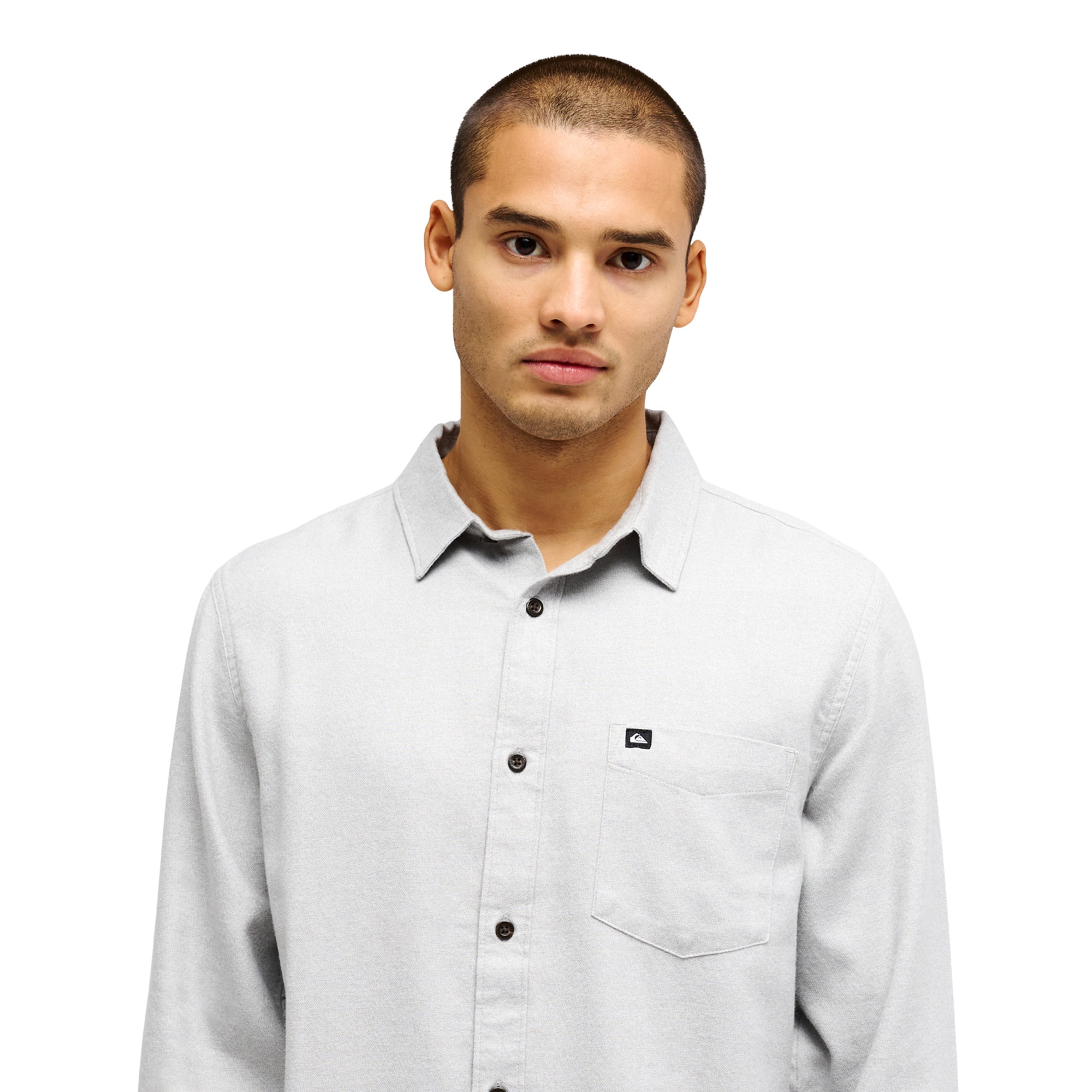 Camisa de hombre Motherfly Heather Quiksilver - Gris Gris-4