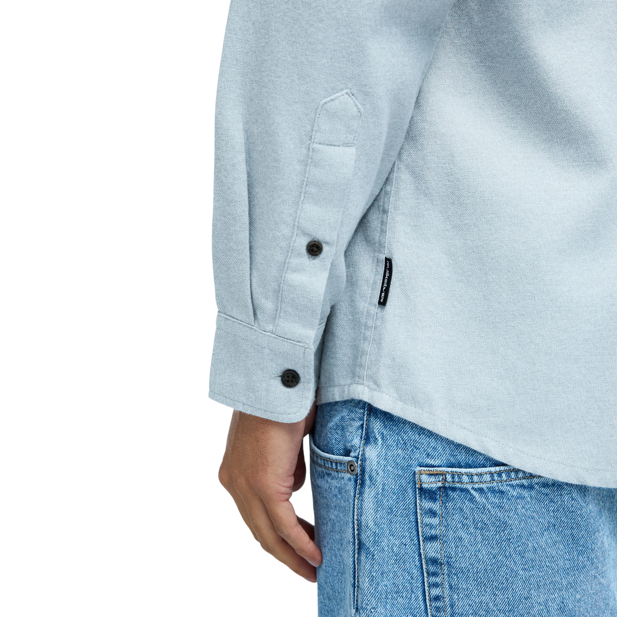 Camisa de hombre Motherfly Heather Quiksilver - Gris Gris-6