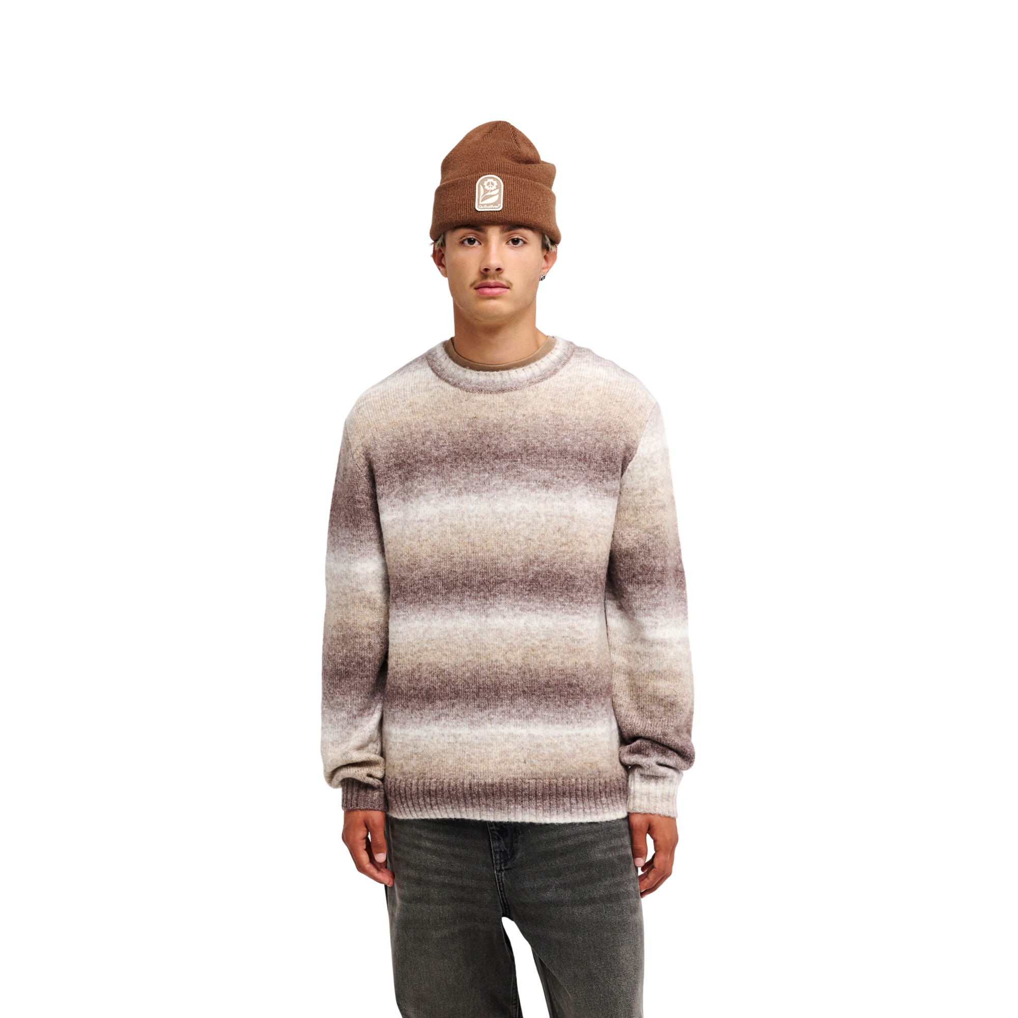 Jersey de hombre Lima Hairy Quiksilver - Marrón Marrón-1