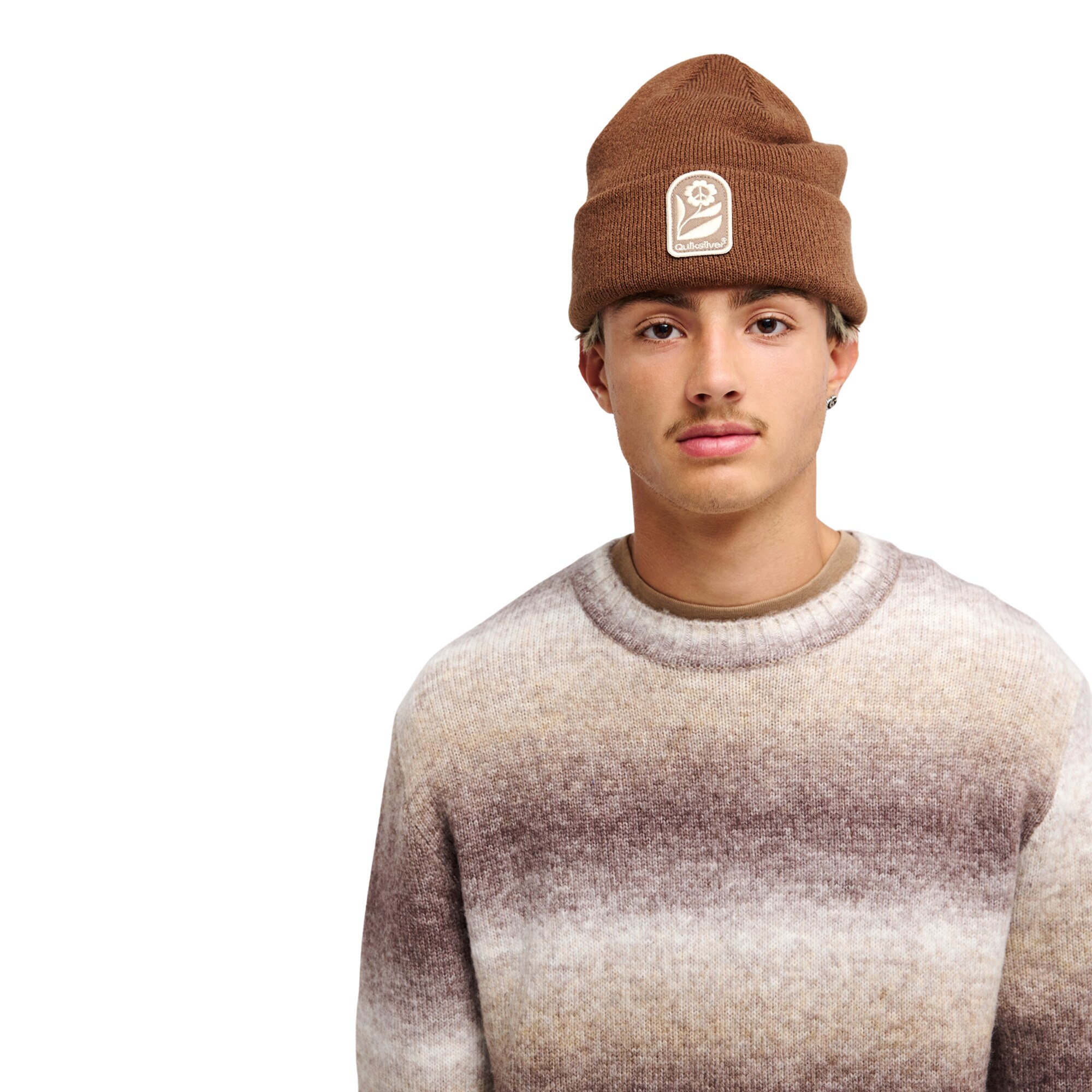 Jersey de hombre Lima Hairy Quiksilver - Marrón Marrón-4