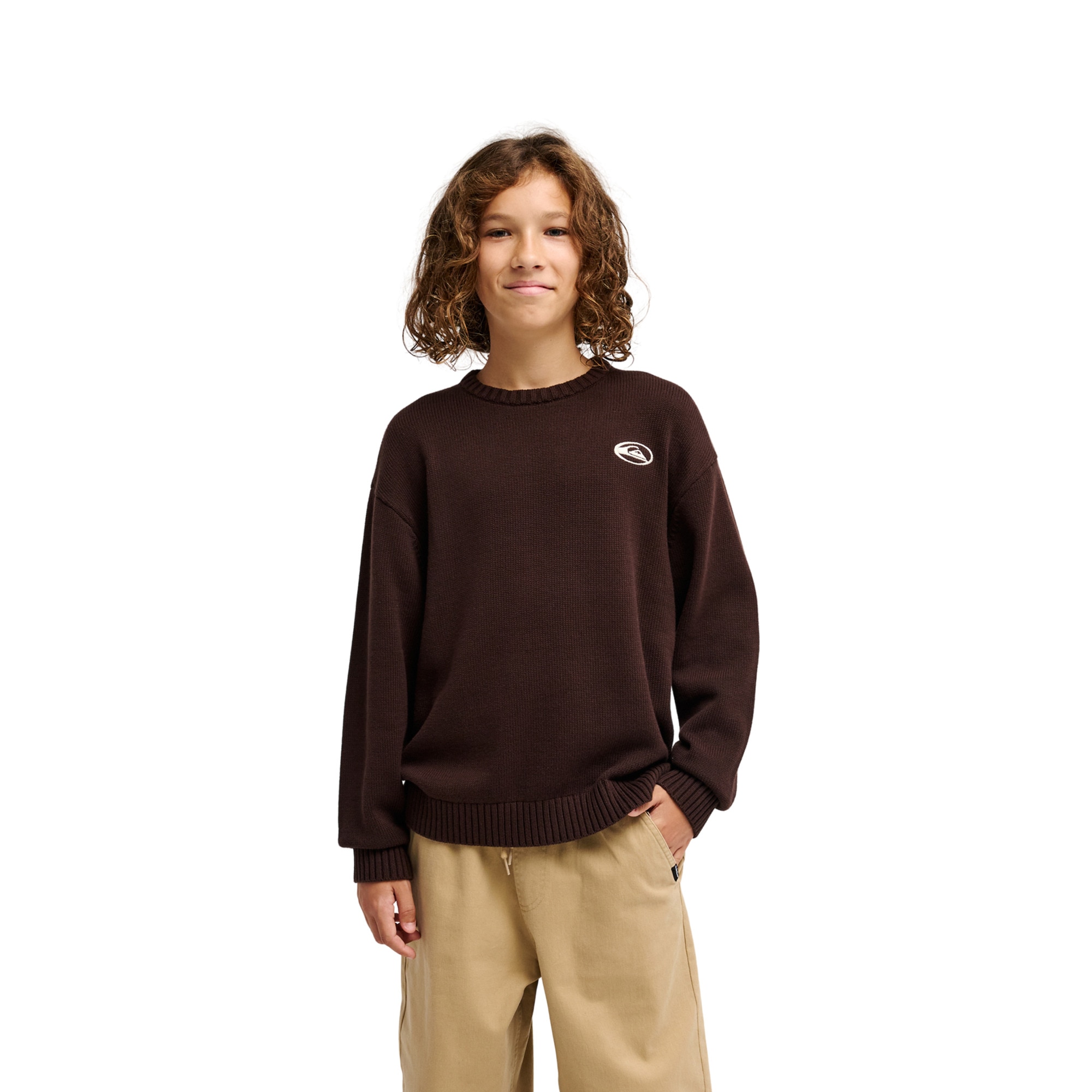 Imagen 0 de Jersey de niños Lamtarra Quiksilver Marrón