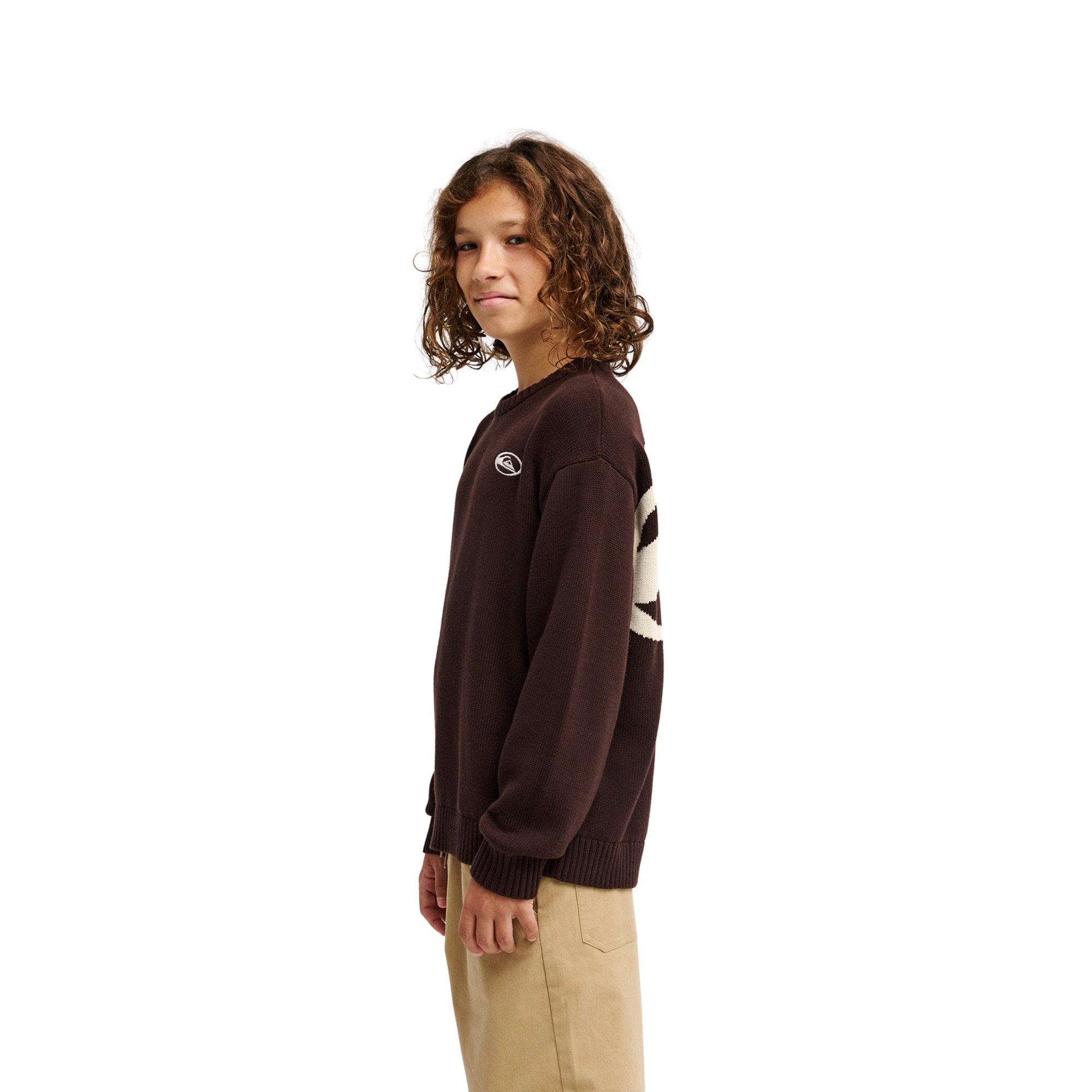 Jersey de niños Lamtarra Quiksilver - Marrón Marrón-3
