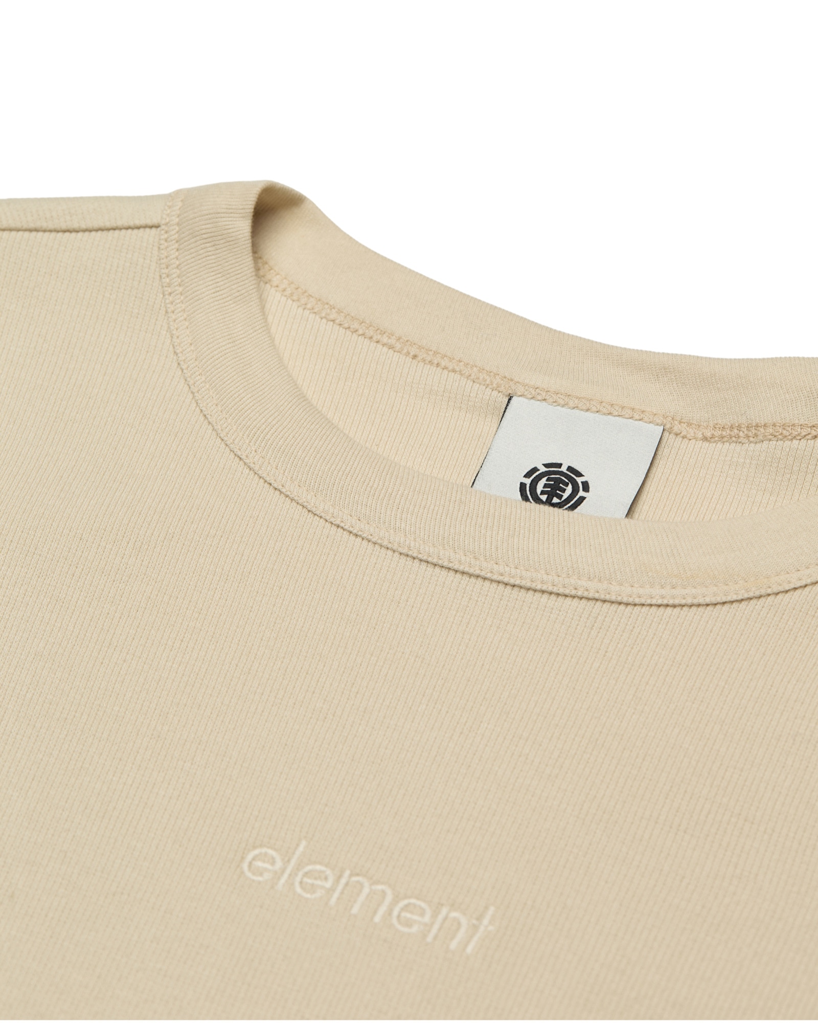 Imagen 6 de Camiseta de mujer Lowcase Crop Element - Natural Natural