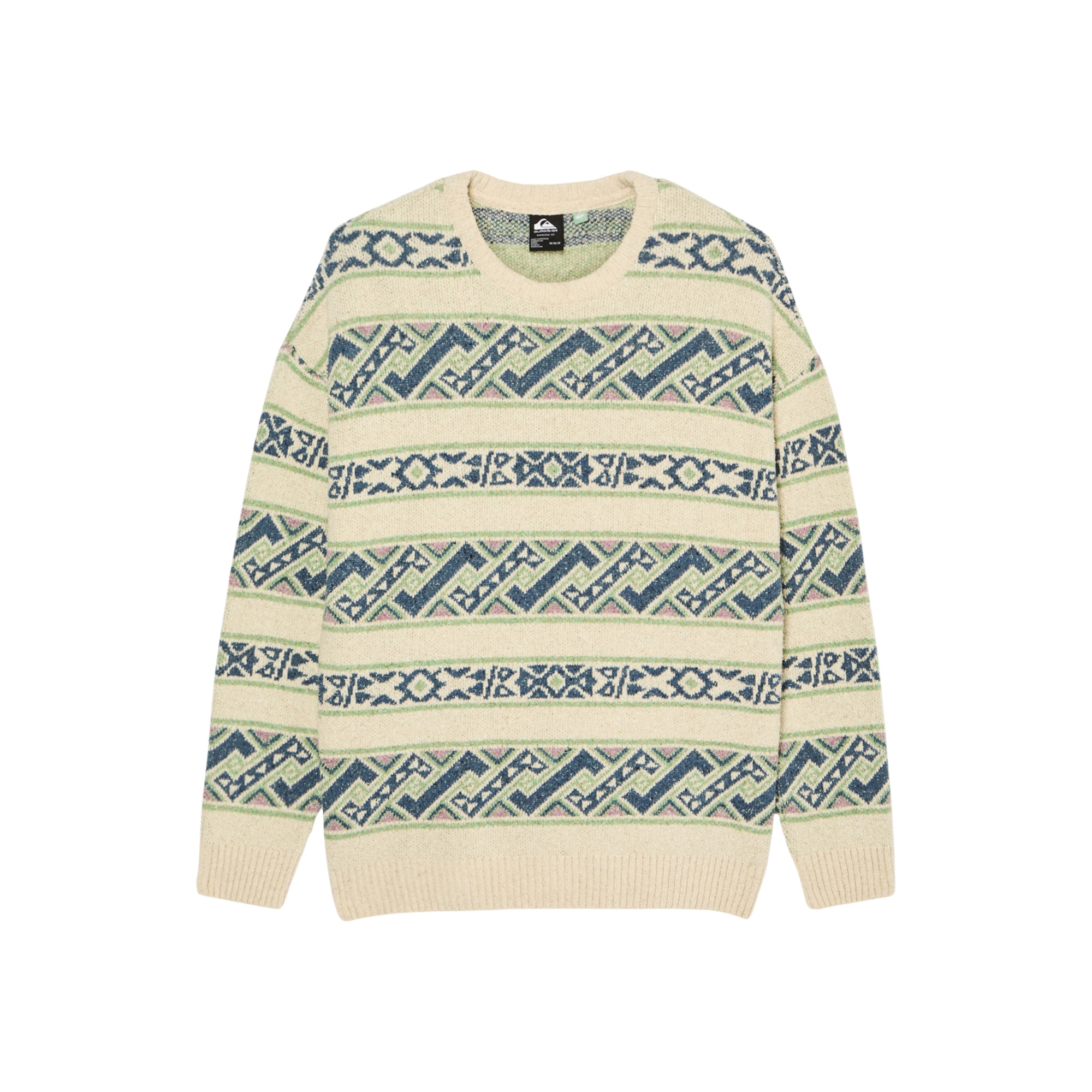Jersey de hombre Liam Jacquard Quiksilver - Marrón Marrón-1