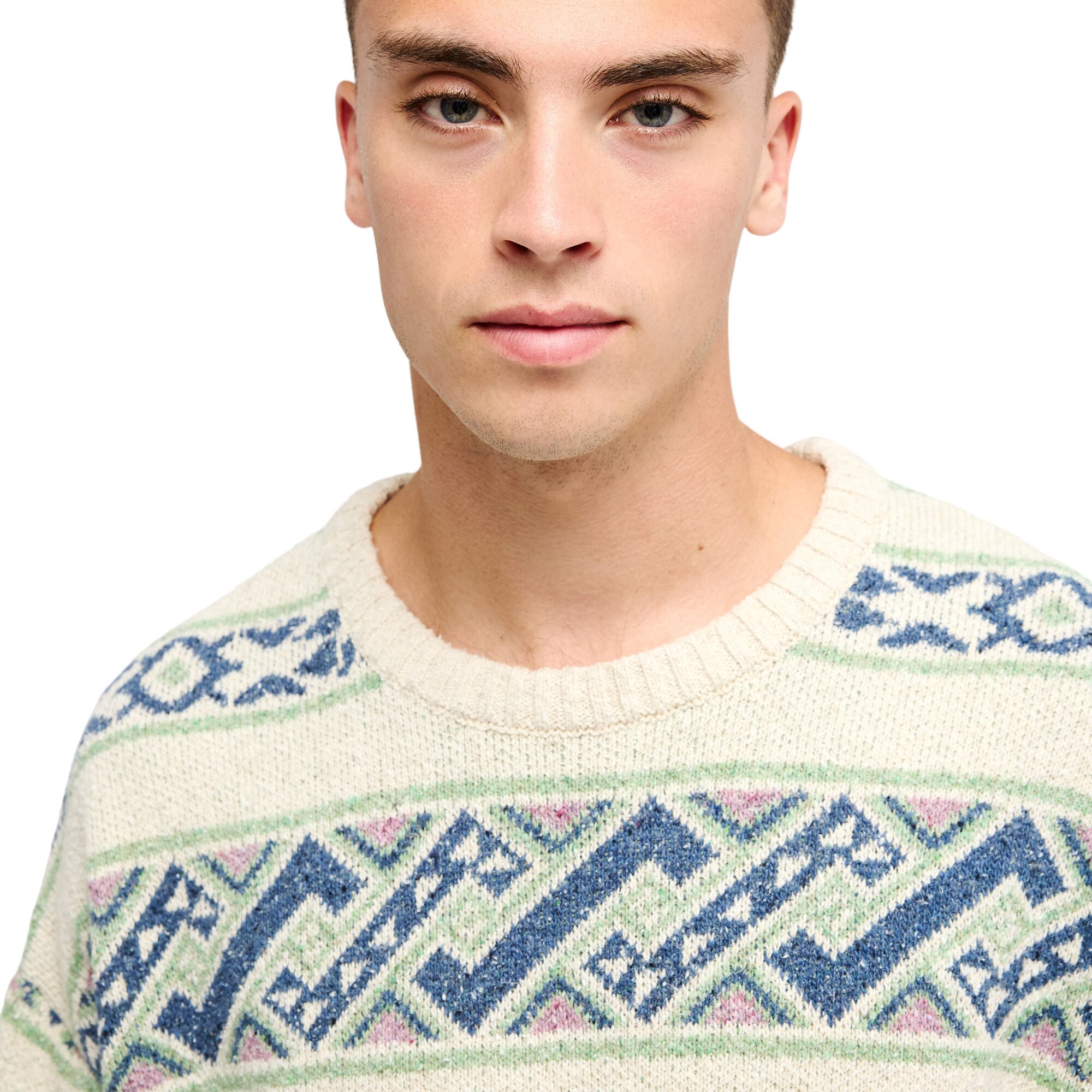 Jersey de hombre Liam Jacquard Quiksilver - Marrón Marrón-4