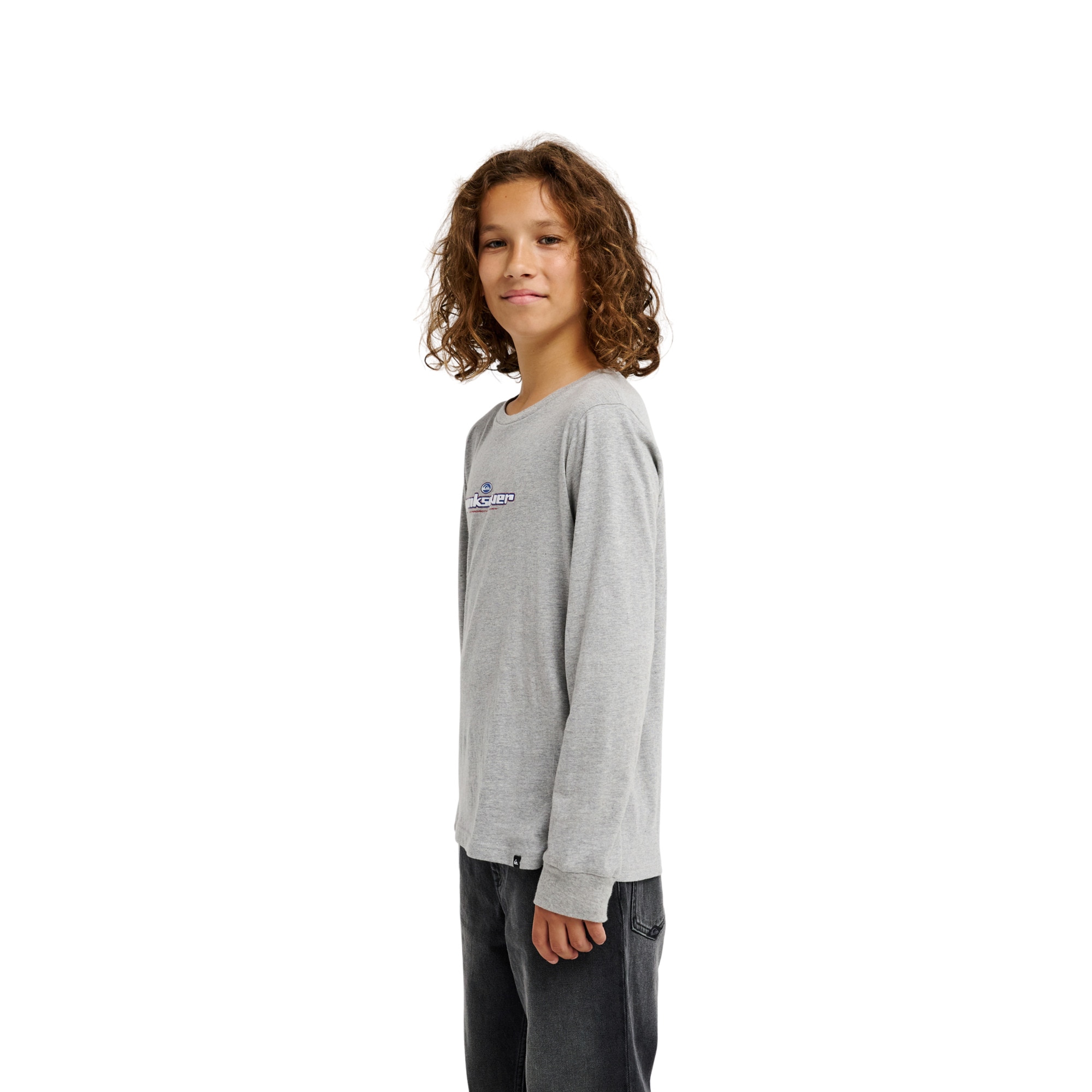 Imagen 3 de Camiseta de niños Slacker Quiksilver - Gris Gris