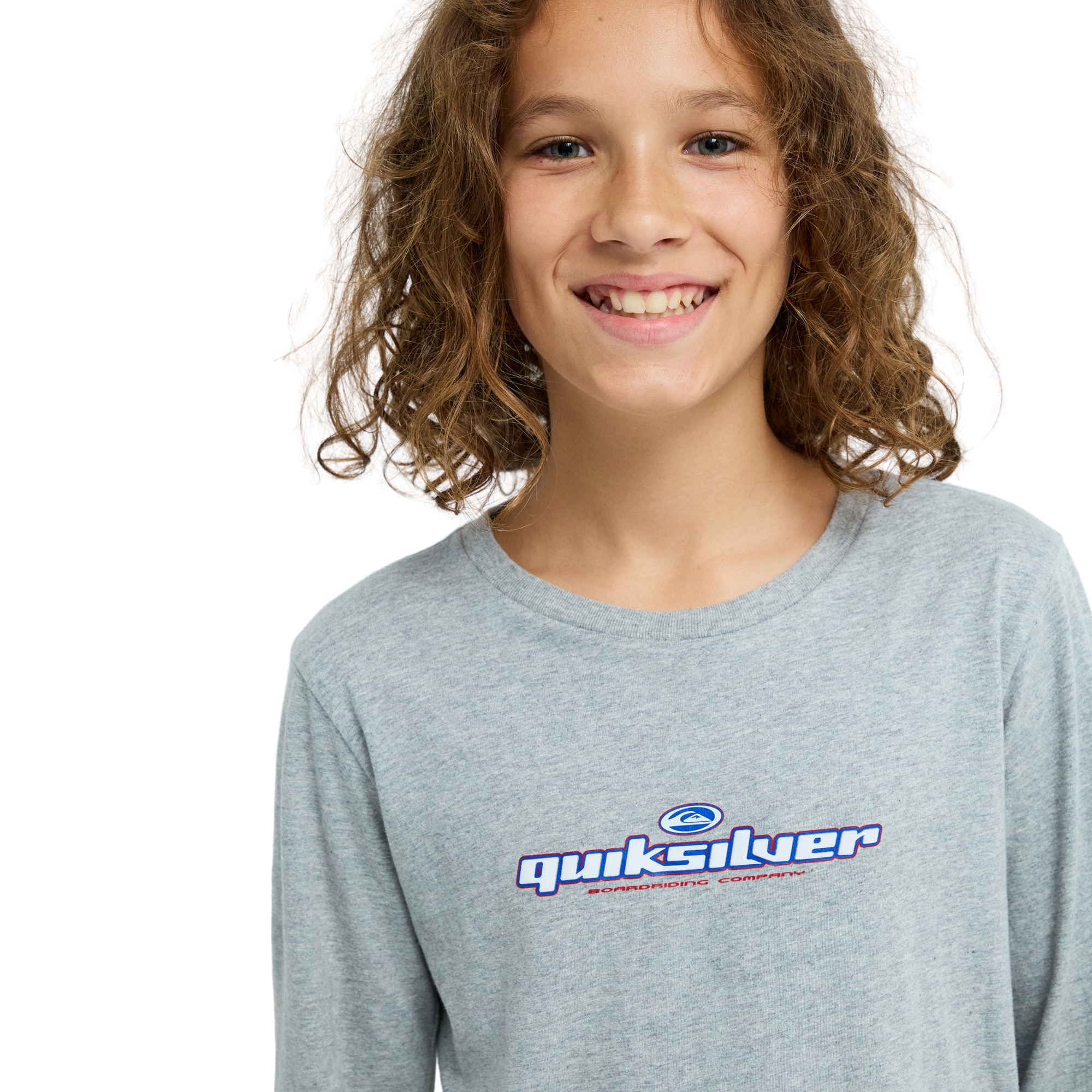 Imagen 4 de Camiseta de niños Slacker Quiksilver - Gris Gris
