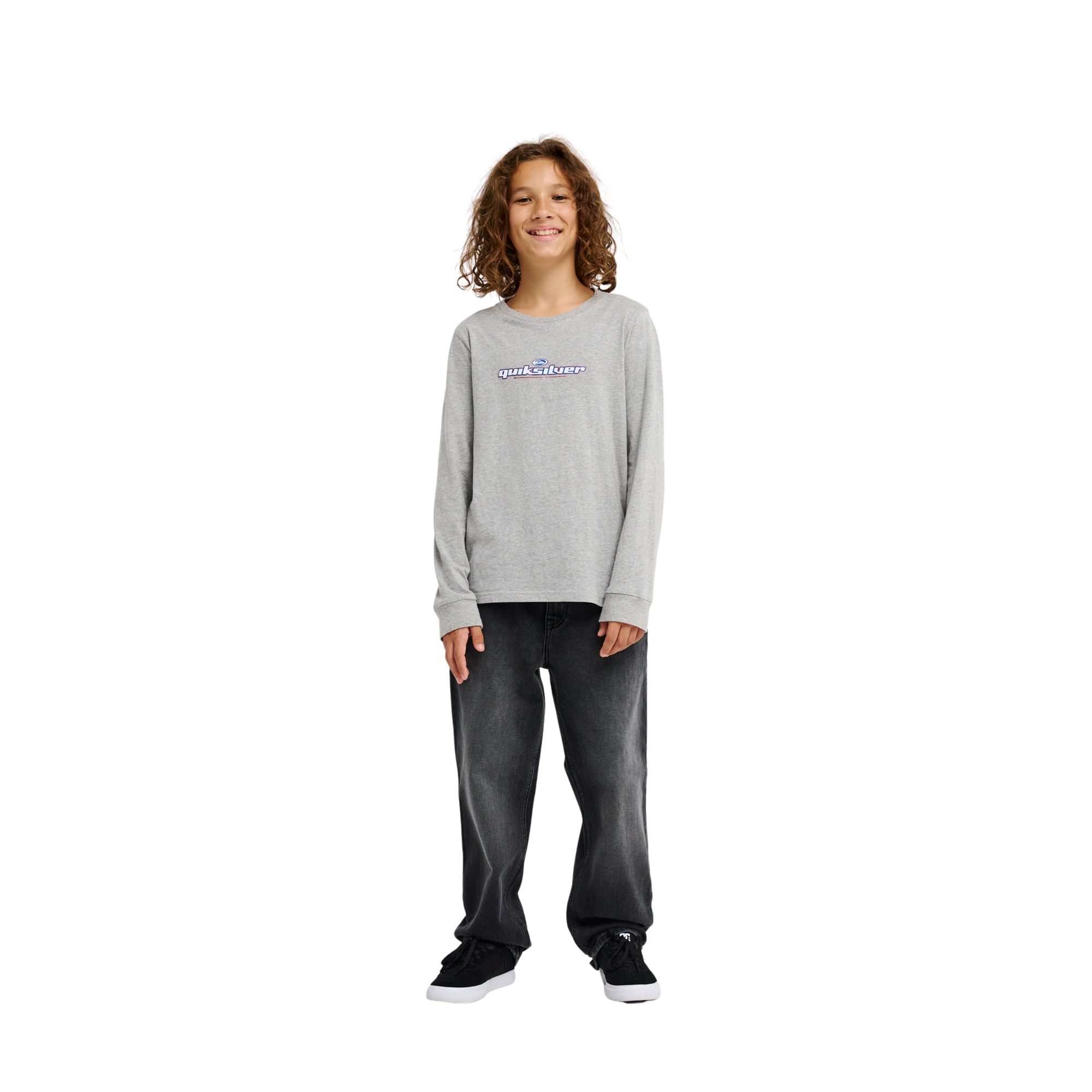 Imagen 5 de Camiseta de niños Slacker Quiksilver - Gris Gris