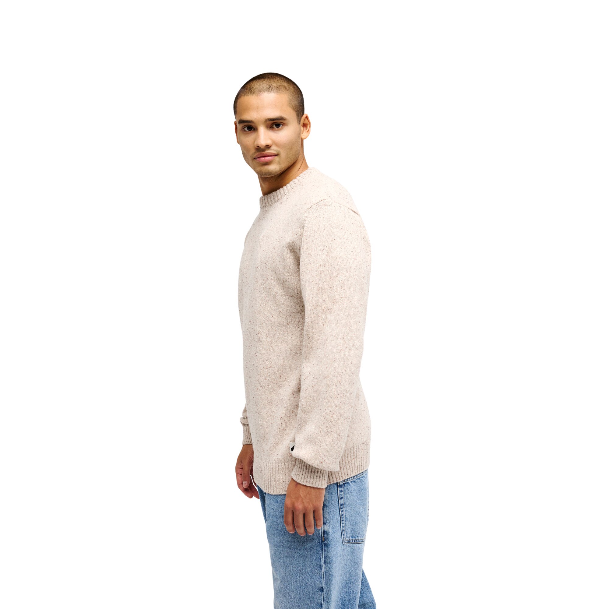 Jersey de hombre Slow Song Neppy Quiksilver - Marrón Marrón-3