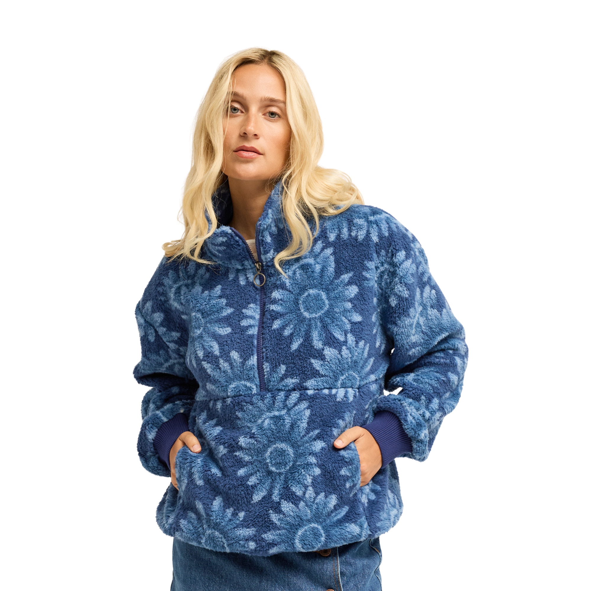 Forro polar de mujer Time Off Billabong - Azul Azul-1