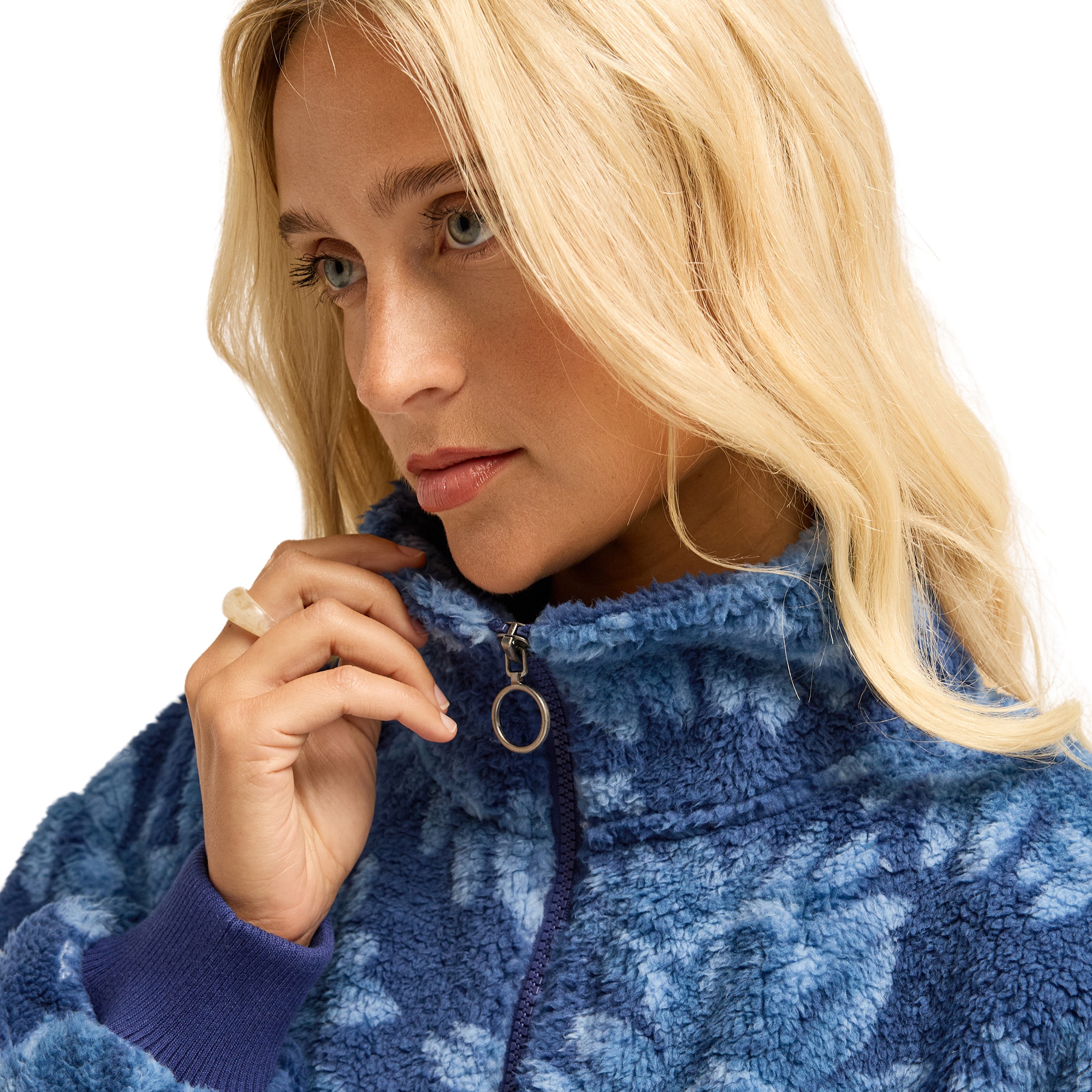 Forro polar de mujer Time Off Billabong - Azul Azul-3
