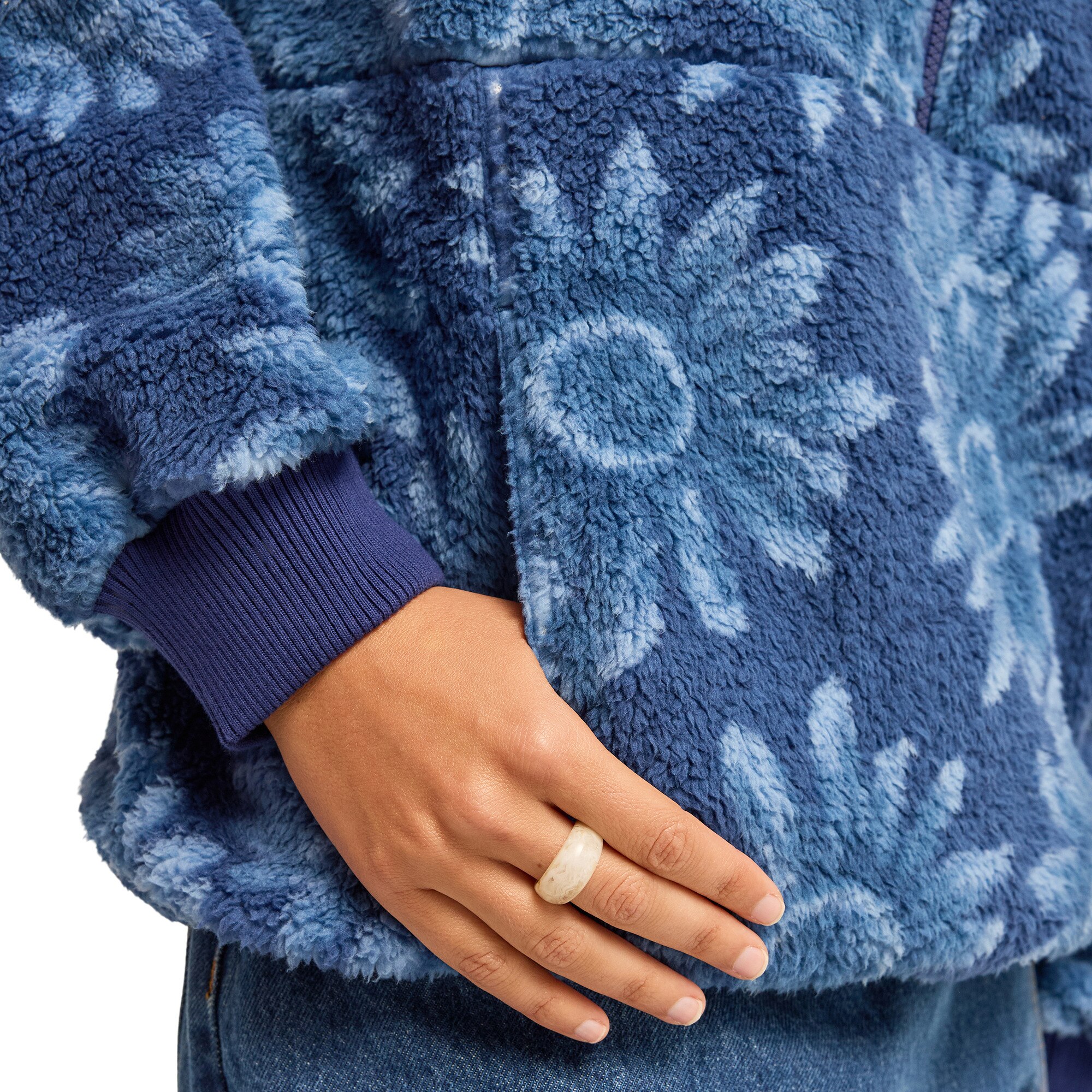 Forro polar de mujer Time Off Billabong - Azul Azul-4