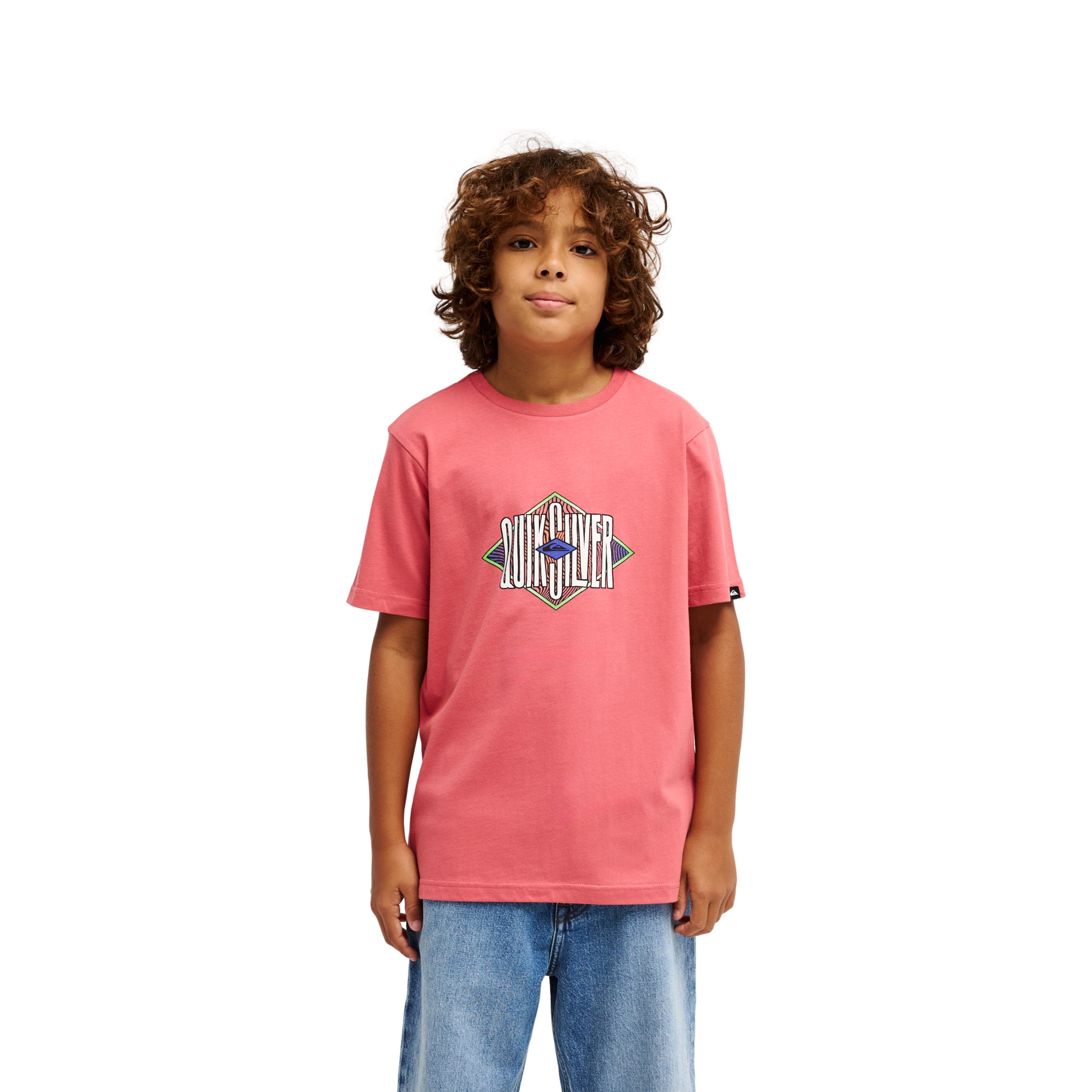 Imagen 1 de Camiseta de niños Losange Quiksilver - Rosa Rosa