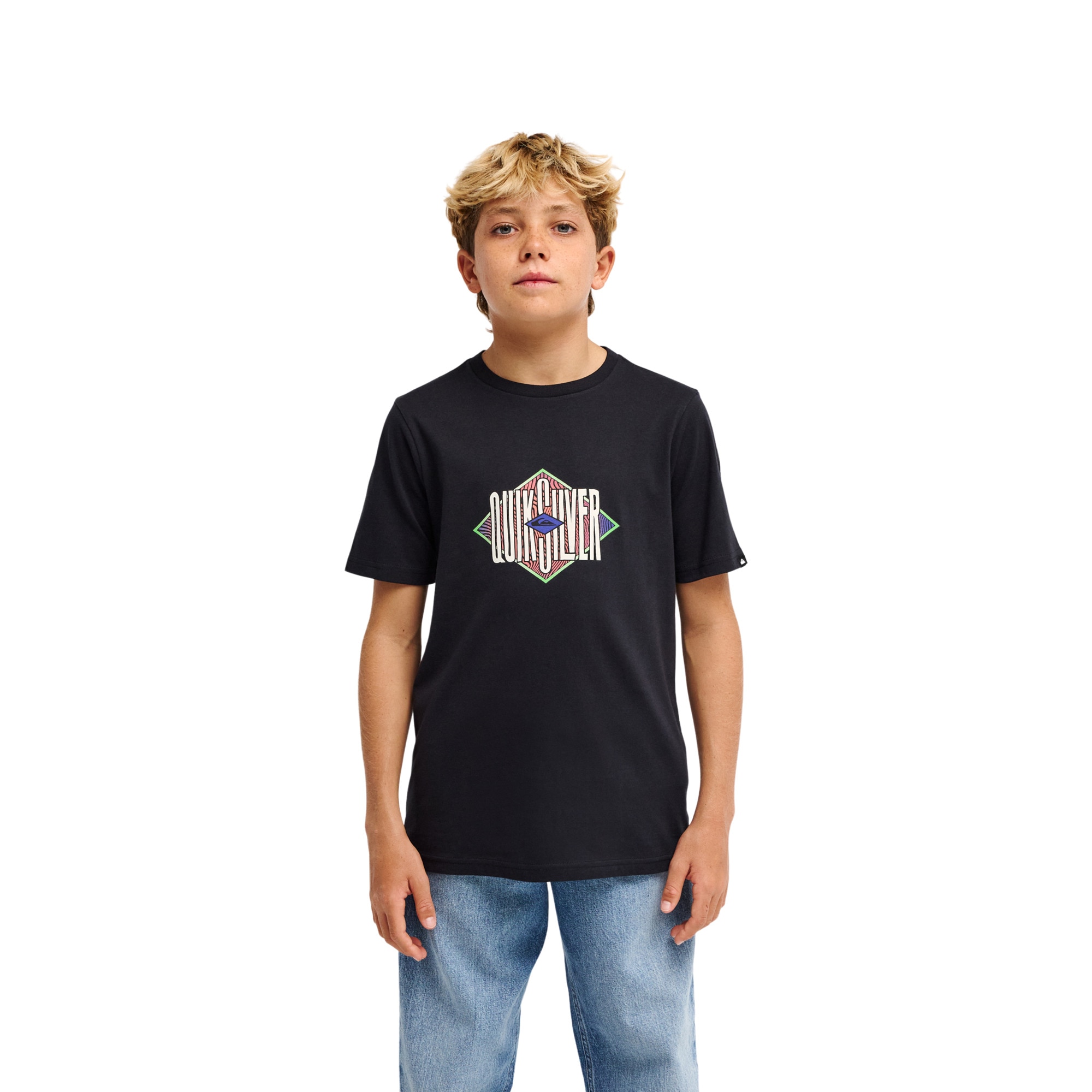 Imagen 1 de Camiseta de niños Losange Quiksilver - Negro Negro