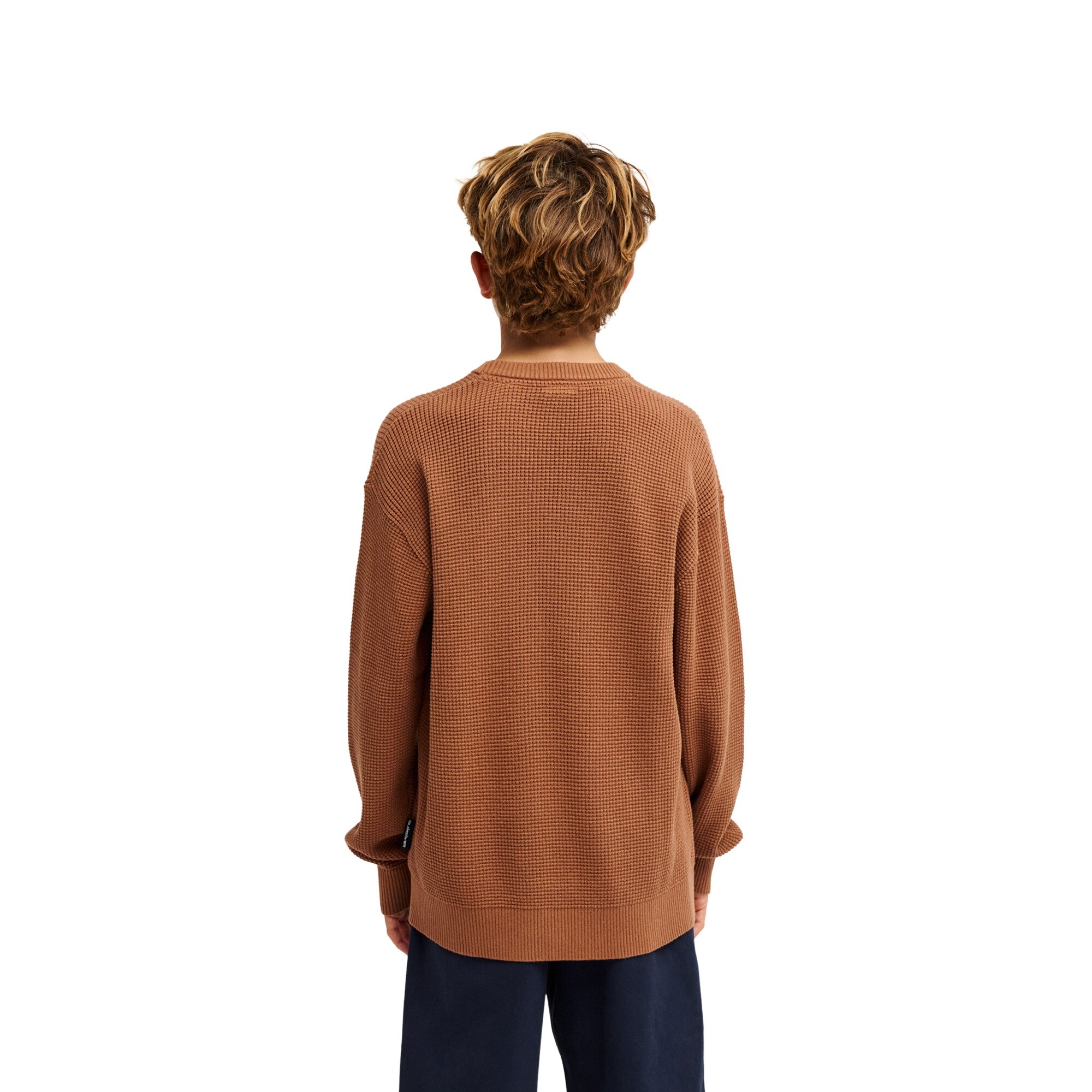 Jersey de niños Waffle Quiksilver - Marrón Marrón-2