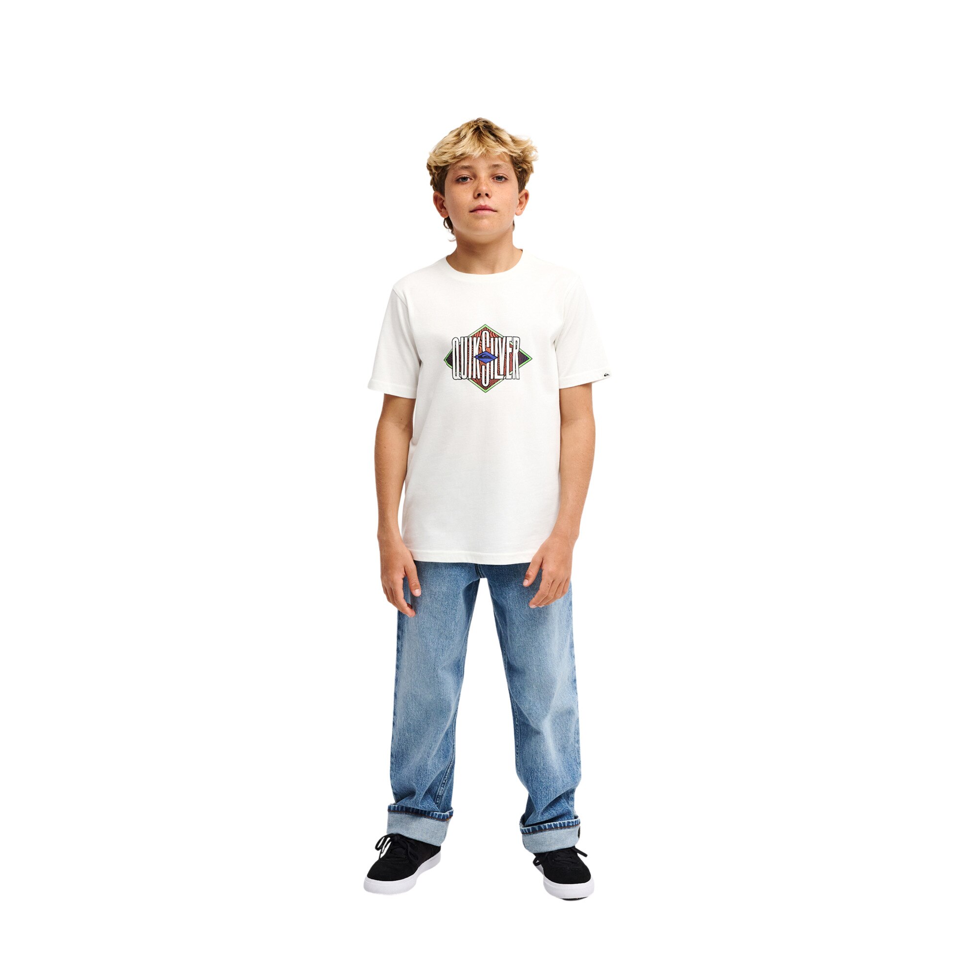 Imagen 4 de Camiseta de niños Losange Quiksilver - Blanco Blanco