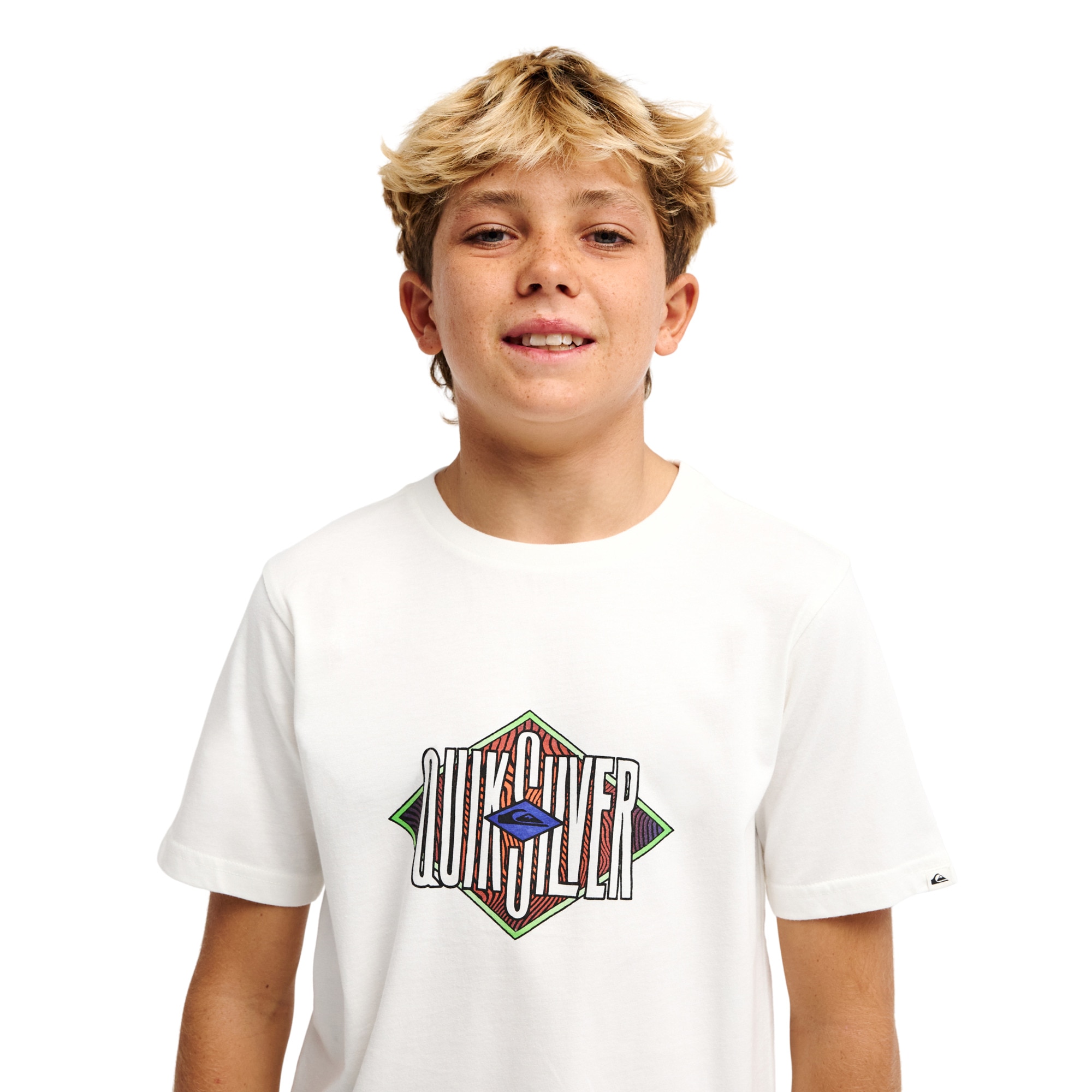 Imagen 5 de Camiseta de niños Losange Quiksilver - Blanco Blanco