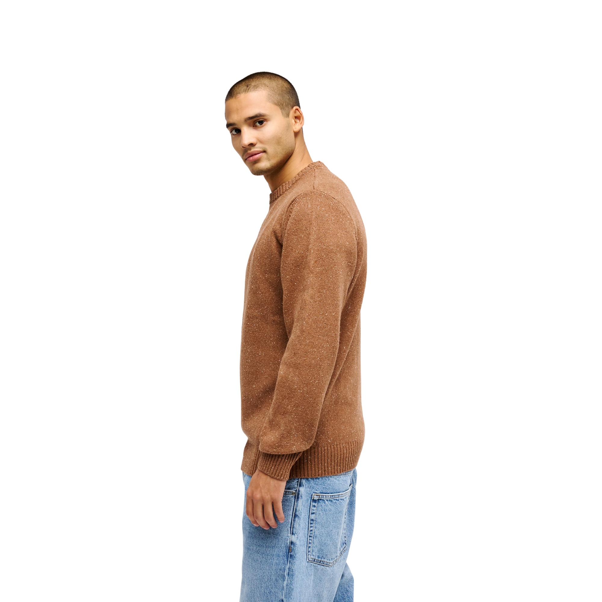 Jersey de hombre Slow Song Neppy Quiksilver - Marrón Marrón-3